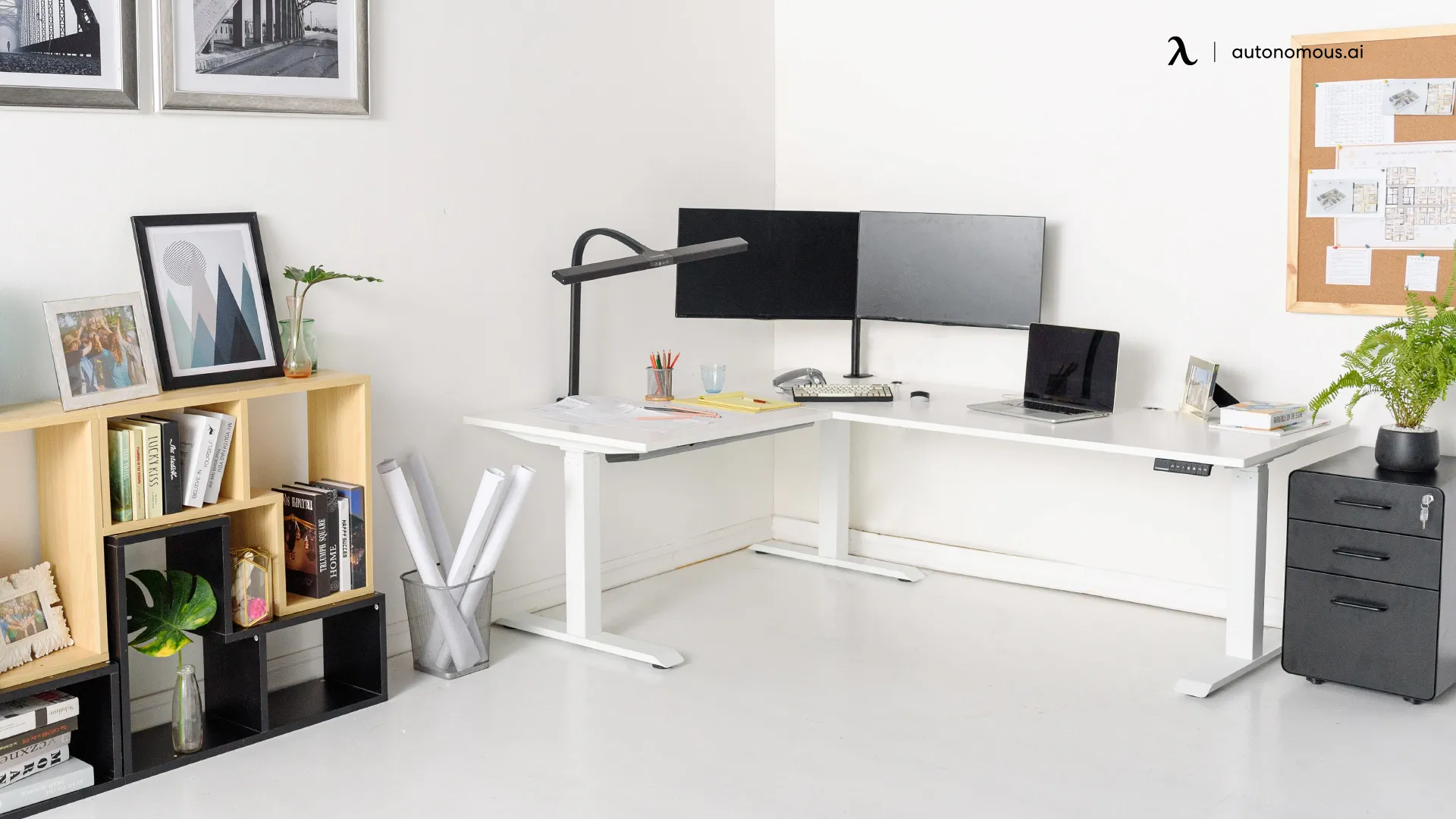 Setting Up an Ergonomic L-Shaped Desk for Home Office