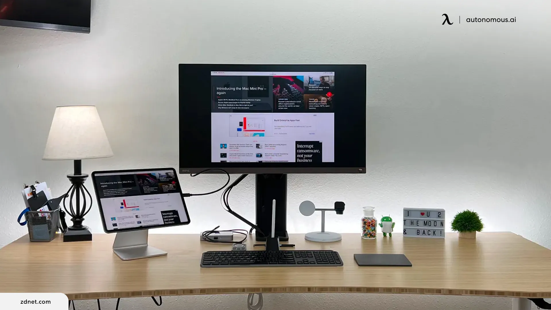 Full iPad Setup - Desk setup with iPad