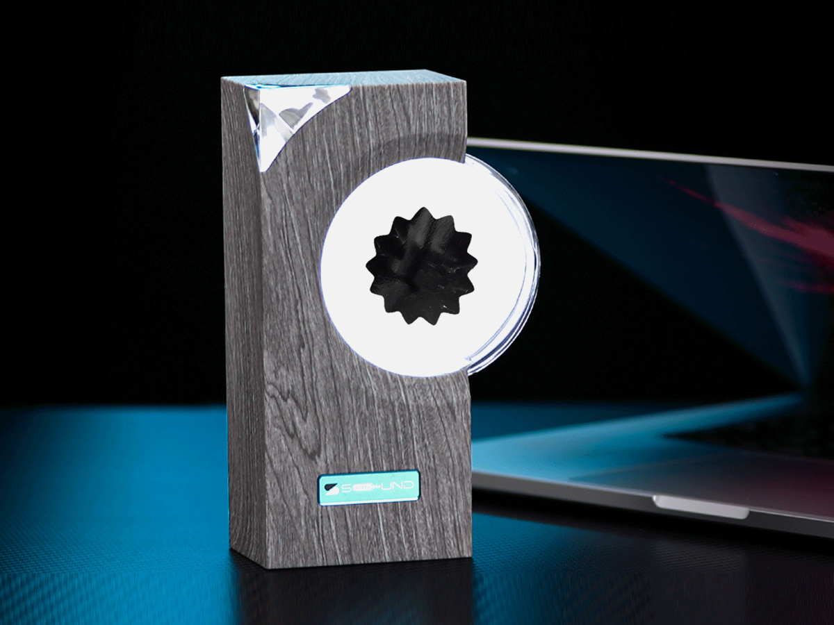 Sovenomund Magnetic Dancing Ferrofluid Speaker Mate