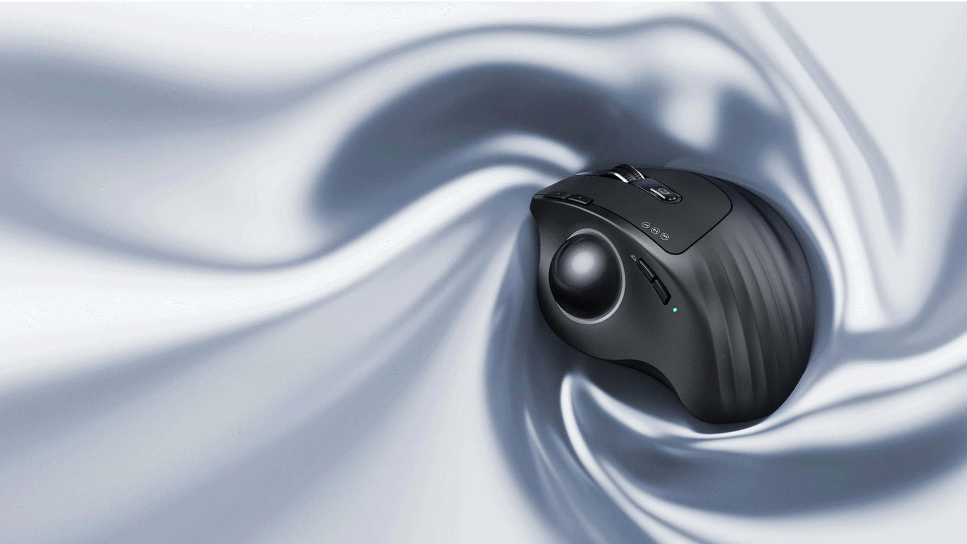 ProtoArc® EM01 Advanced Ergonomic Wireless RGB Trackball Mouse