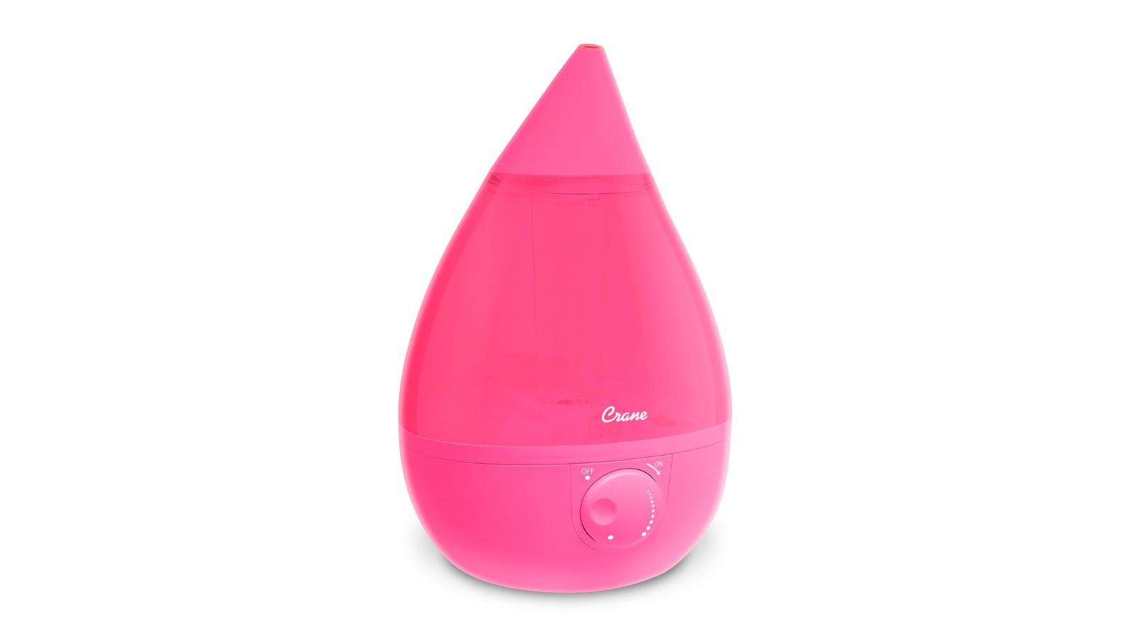 Crane USA Drop Cool-Mist Humidifier, 1 Gal. - Pink
