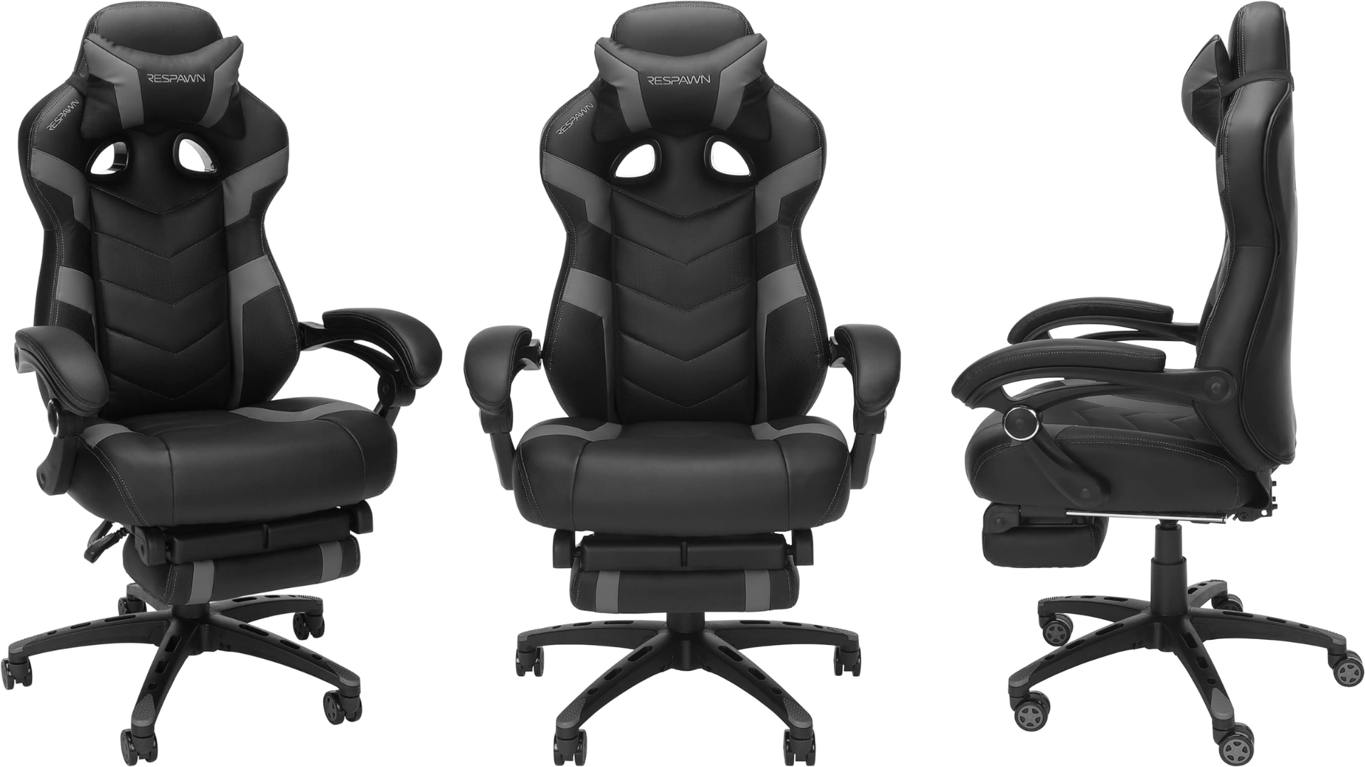 RESPAWN 110 Ergonomic Gaming Chair With Footrest Recliner