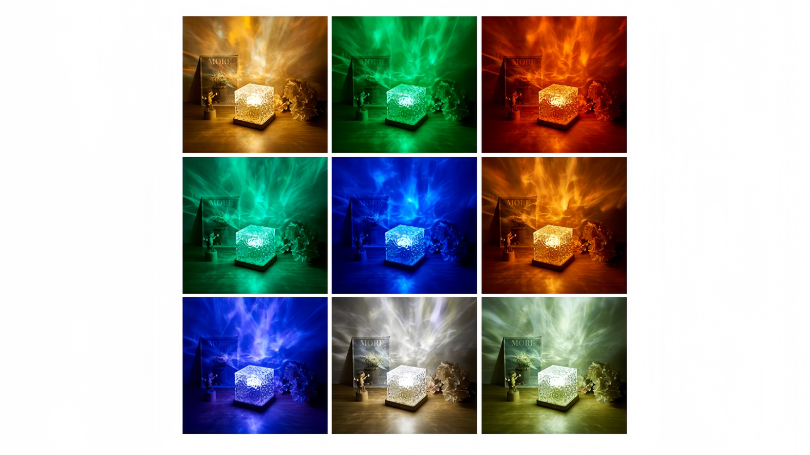 Moody Mouse LED Water Ripple Projection Lamp with 16 Colors & Remote Control