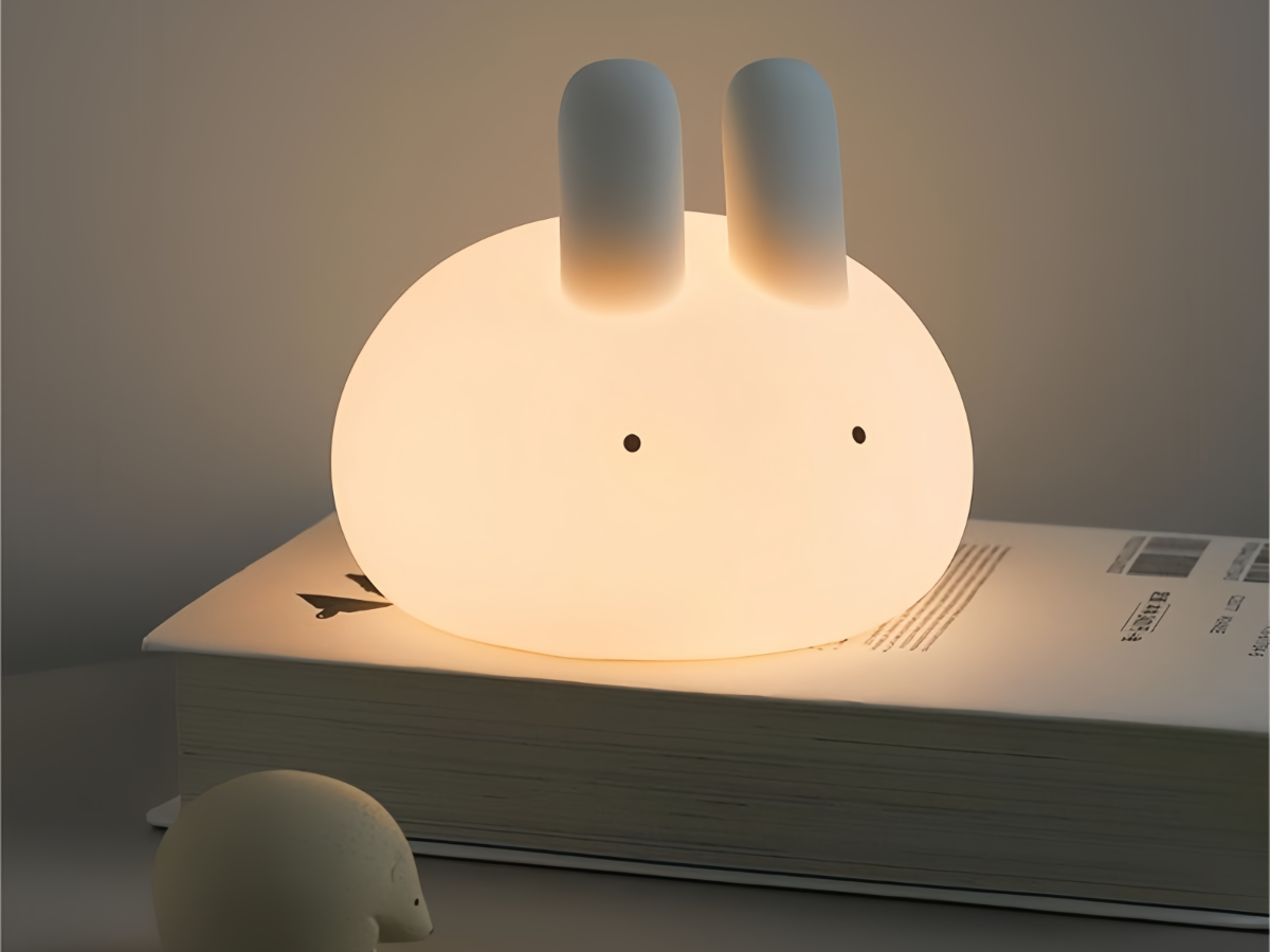 Moody Mouse Bunny Silicone Night Lamp - Adorable LED Illumination