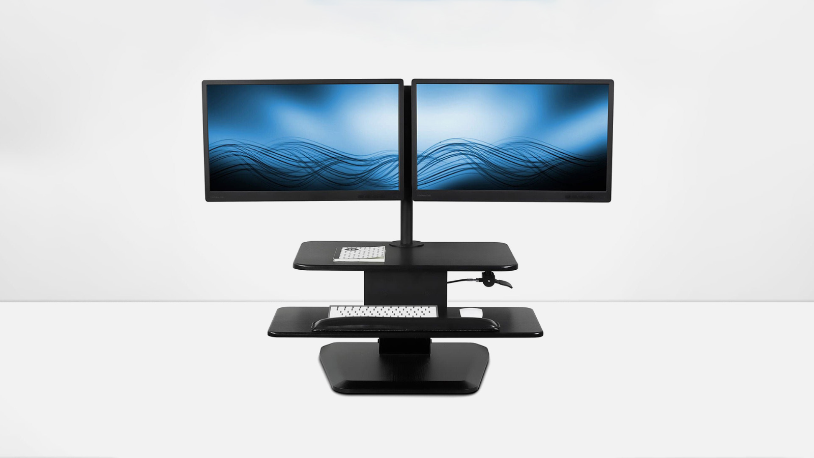 Mount-It! Dual Monitor Sit-Stand Desk Converter