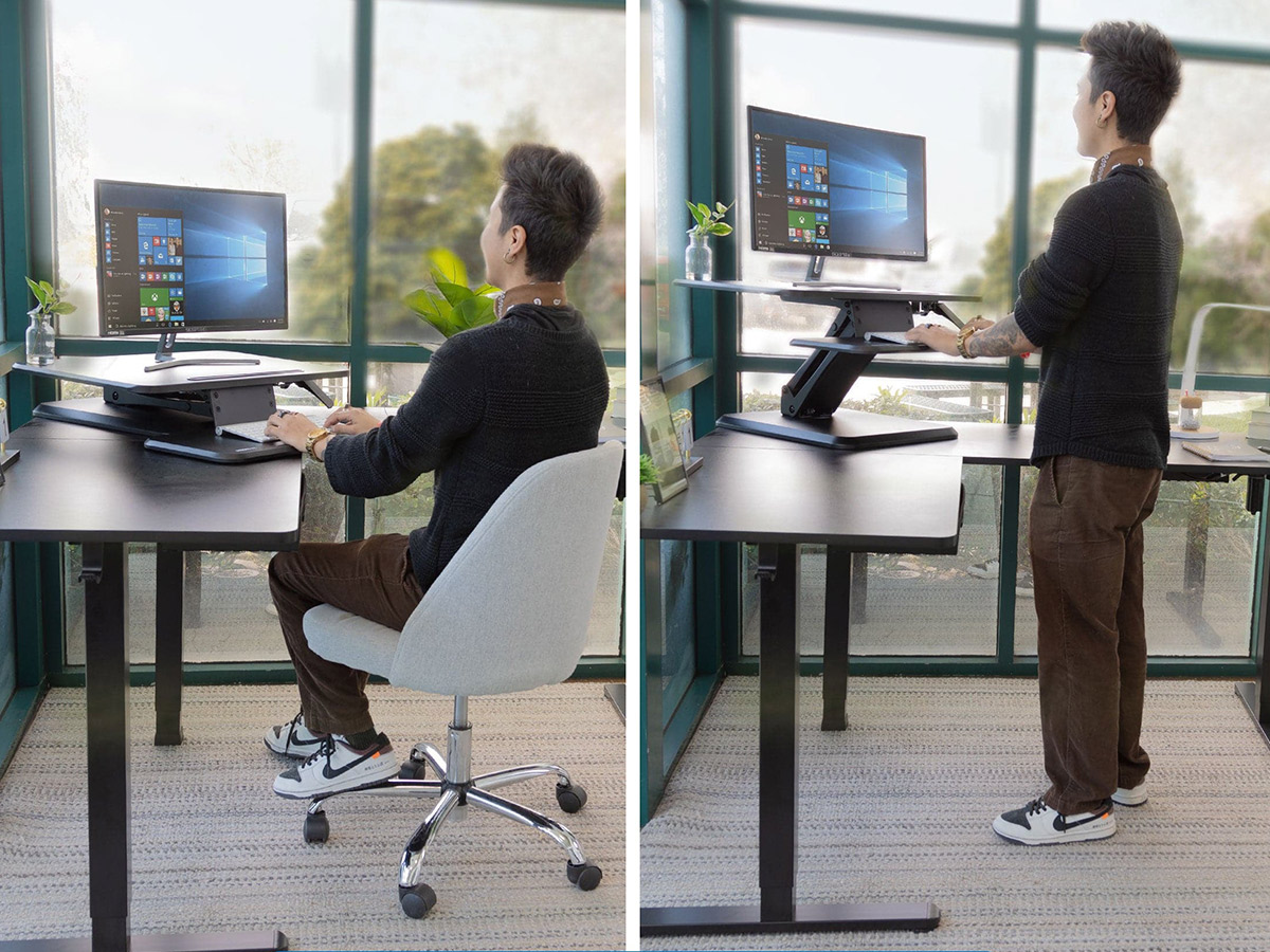 Mount-It! Compact Standing Desk Converter