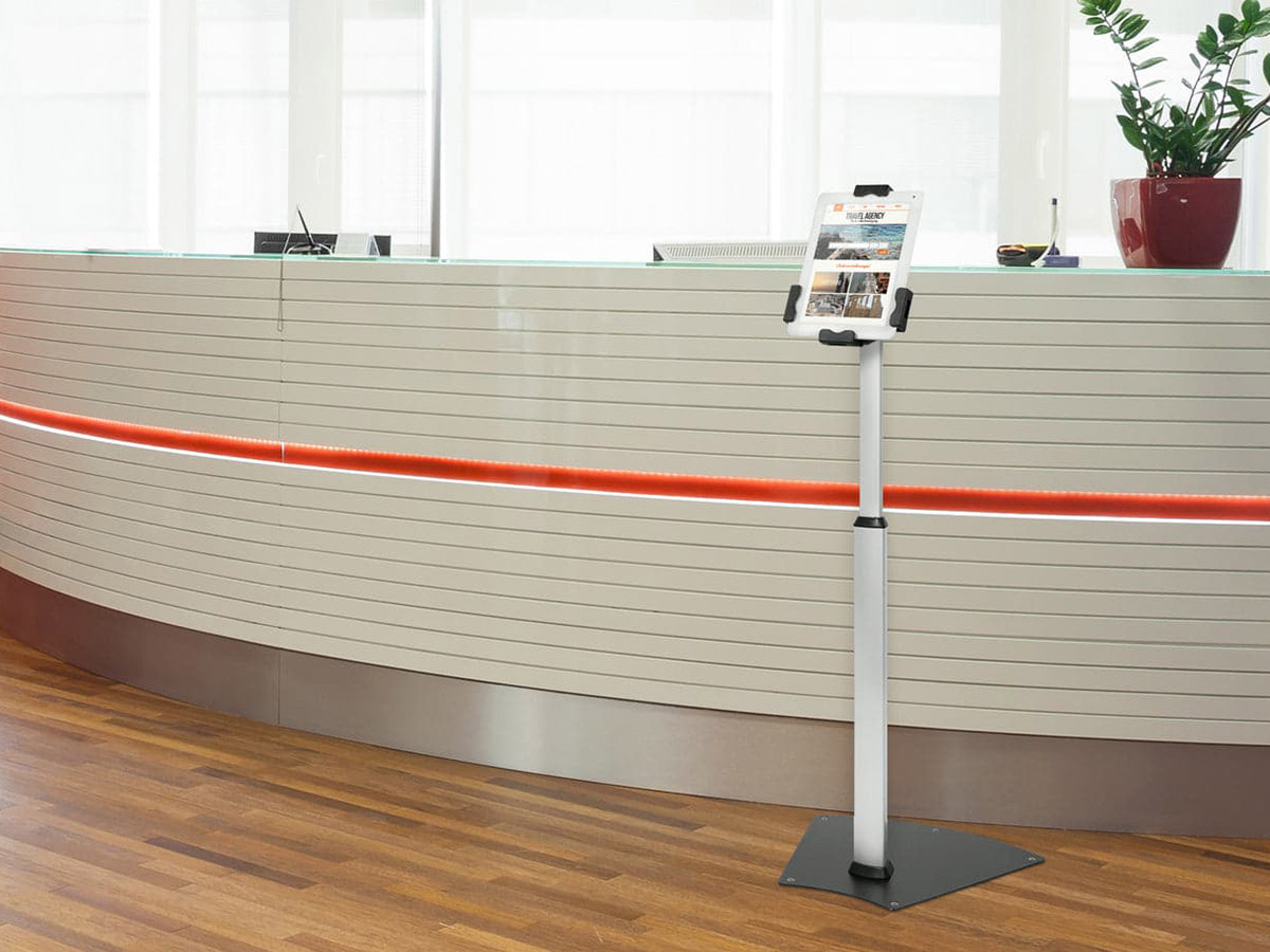 Mount-It! Secure Universal Tablet Floor Stand With Lock