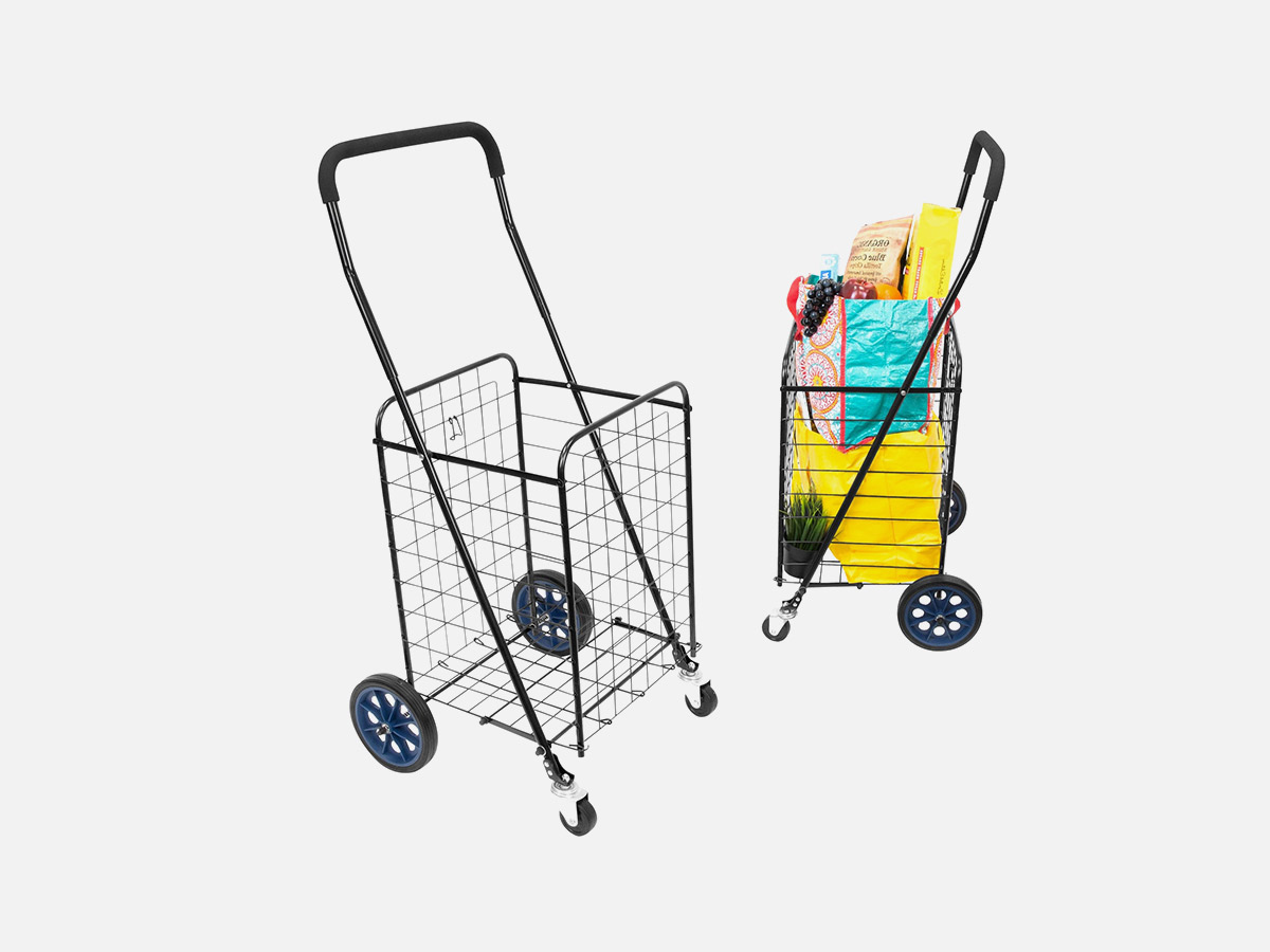 Mount-It! Small Rolling Utility Shopping Cart