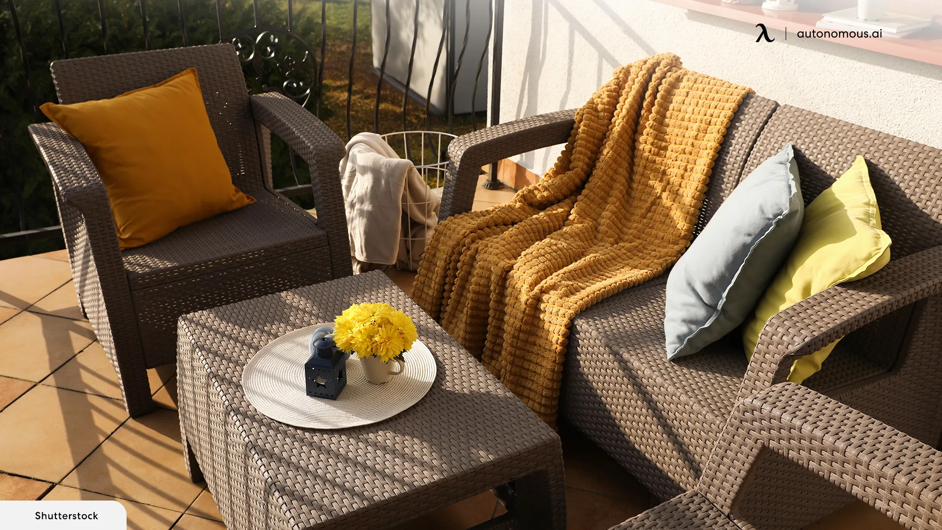 Warm Color Palettes - Outdoor living room