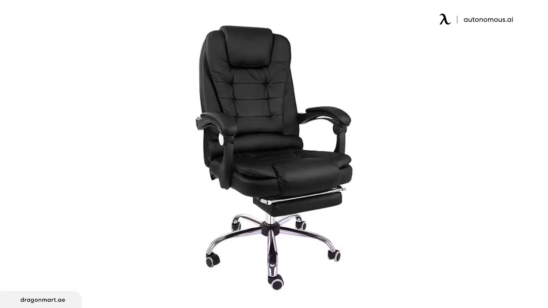 Reclining Adjustable Leather Office Chair