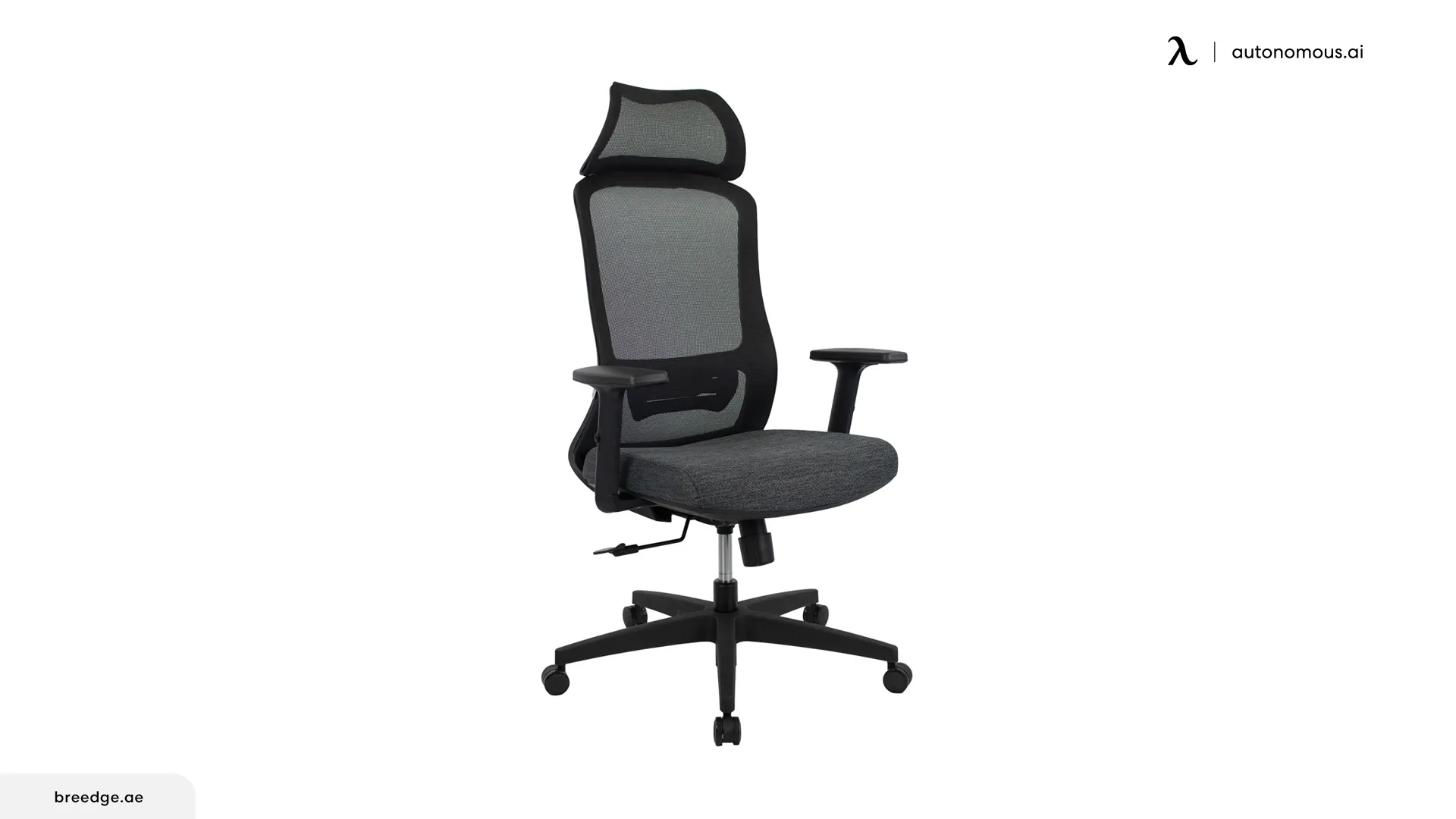 Premium Phoenix Mesh & Fabric Black Ergonomic Chair