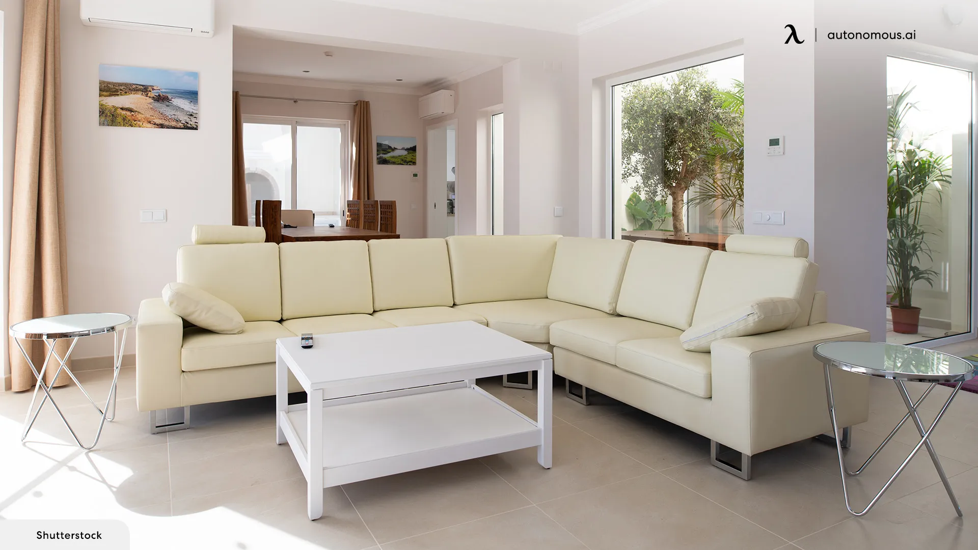 L-shaped Couch - corner decor ideas