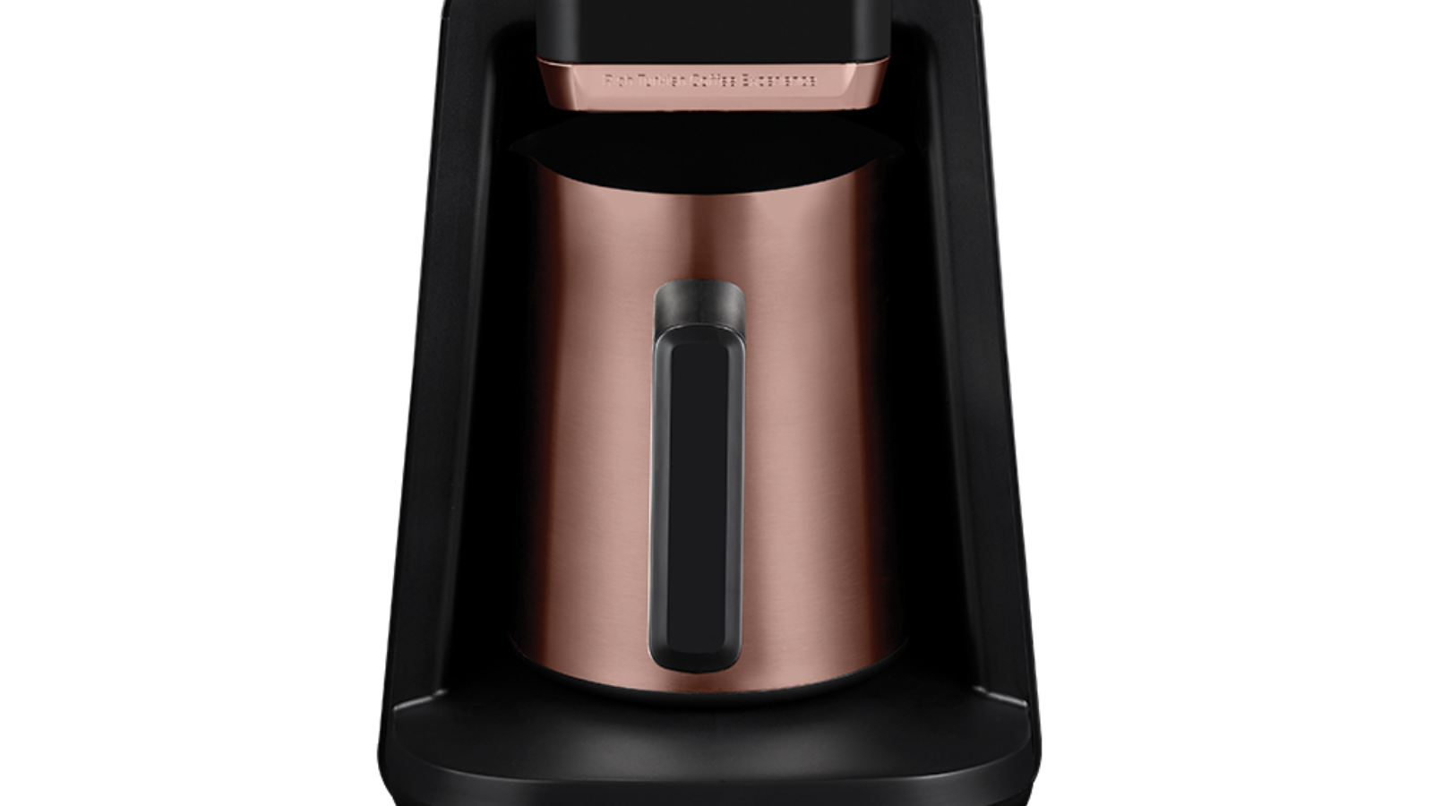 Arzum Okka Automatic Turkish Coffee and Hot Beverage Maker, velvetiser, 120V, Black/Copper (ok0012-rul)