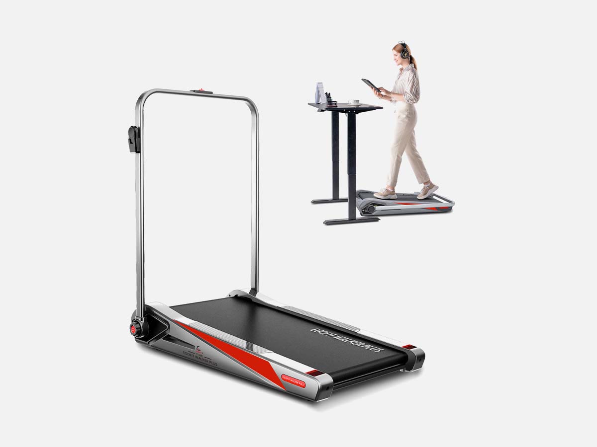 Egofit Plus-M1T Walk-Jog Treadmill: Foldable Handlebar