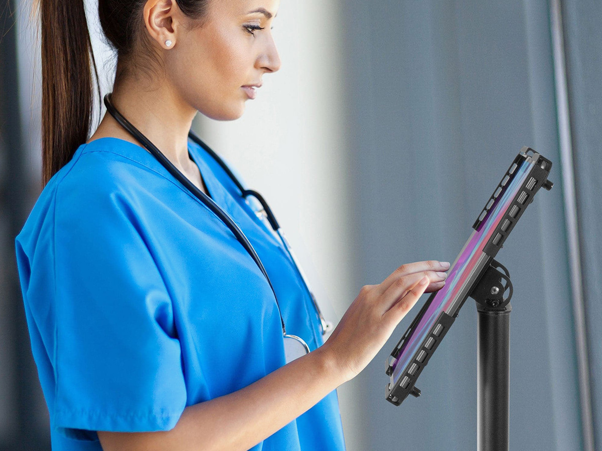 Mount-It! Universal Tablet Floor Kiosk