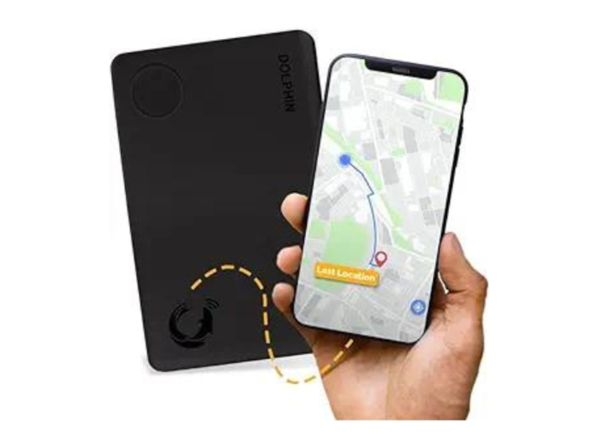 tag8 Dolphin Smart Sleek Card Tracker, Android and iOS Compatible, Wallet Tracker