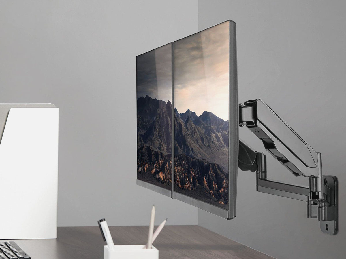 Mount-It!Dual Monitor Wall Mount: Fits 17" - 32" Screens