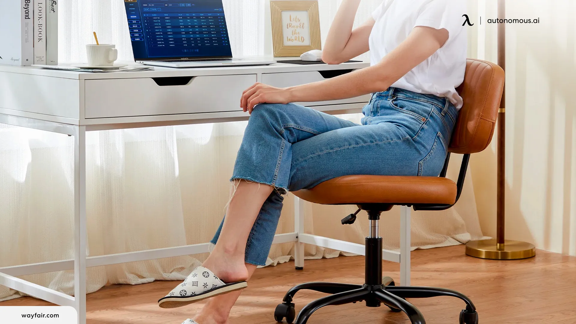 Are armless desk chairs ergonomic?