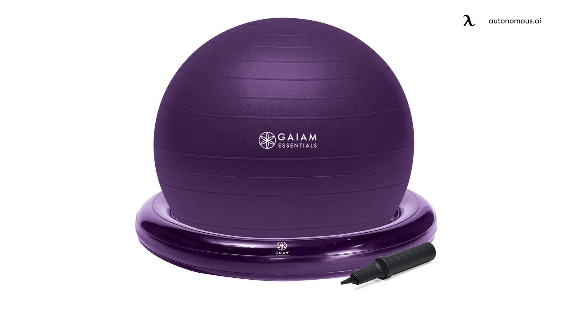 Gaiam Essentials Balance Ball & Base Kit
