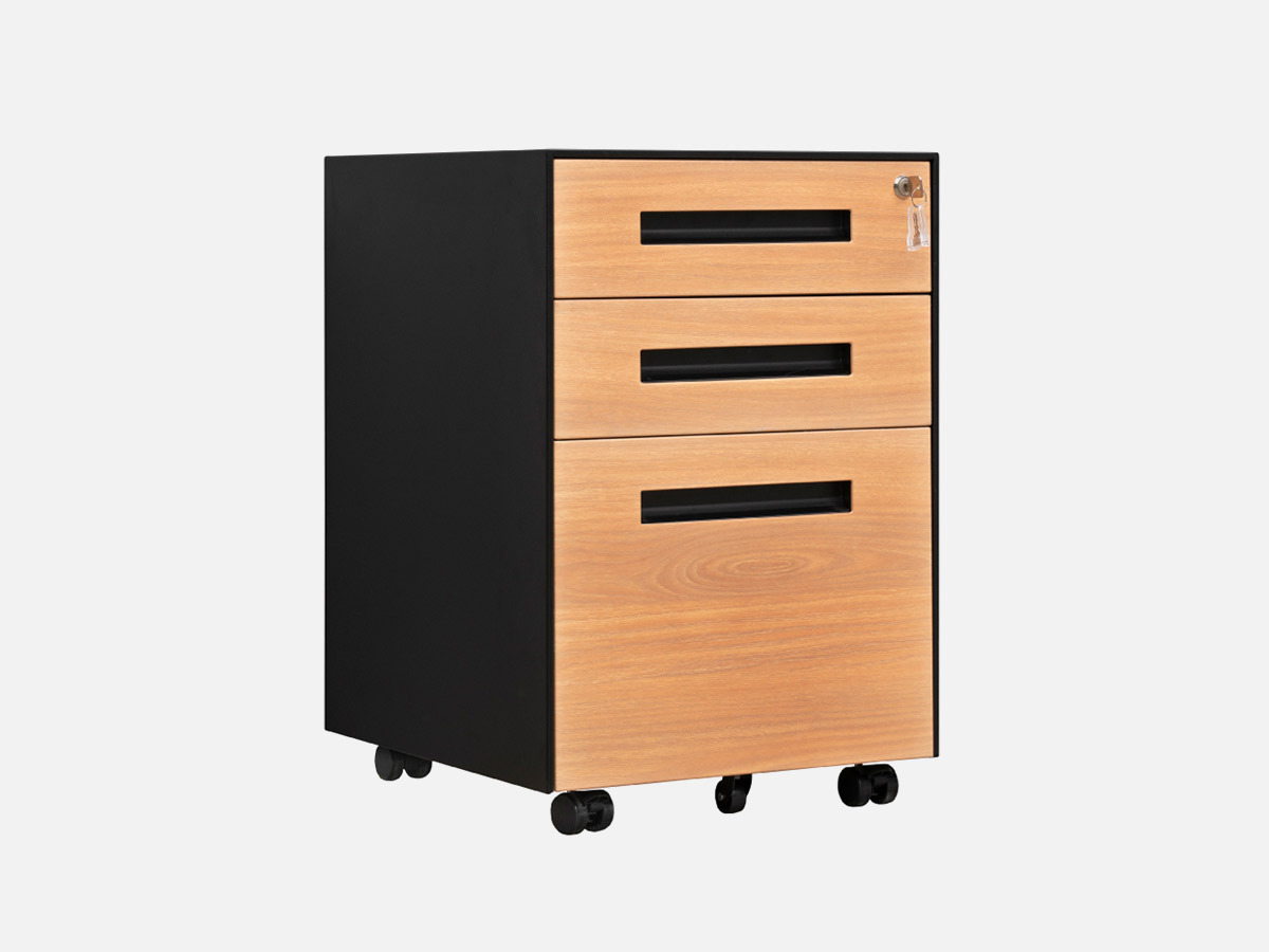 Logicfox Metal File Cabinet: 3 Drawers