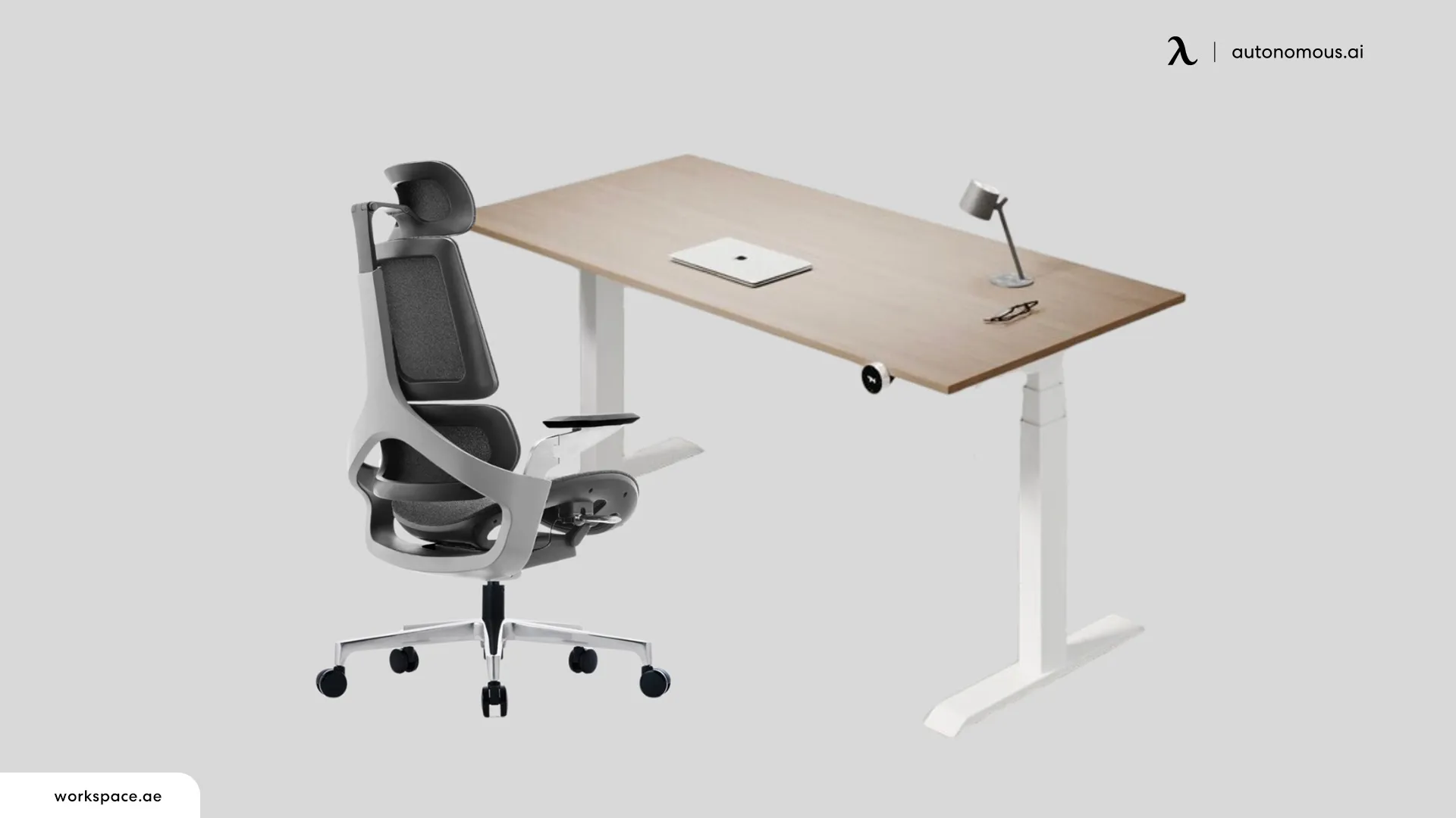 Mirage Super Ergonomic Executive Chair & Max Series Dual Motor Electric Height Adjustable Standing Desks