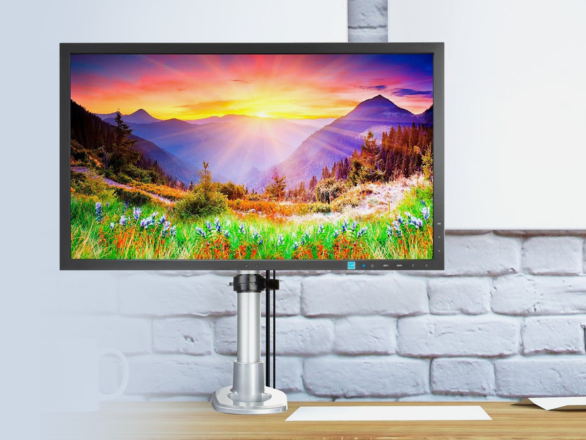 Mount-It! Height Adjustable & Articulating Single Monitor Desk Mount