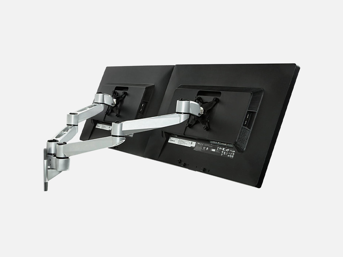 Mount-It! Full Motion Dual Monitor Wall Mount