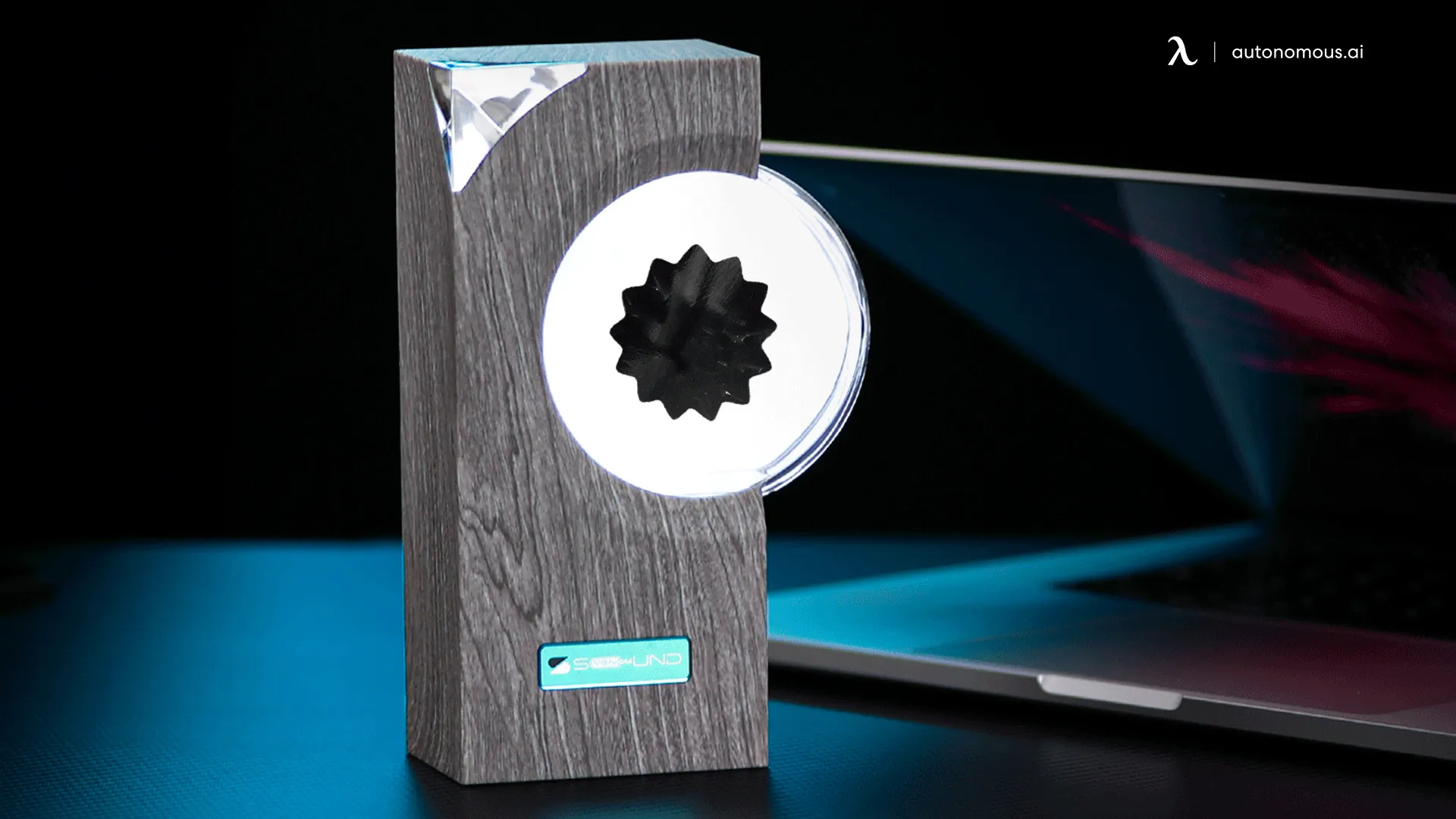 The Design Sovenomund dancing ferrofluid speaker