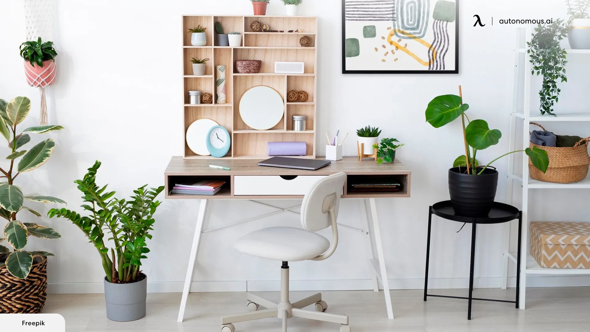 Add Plants to Your Setup - Small office décor ideas for work