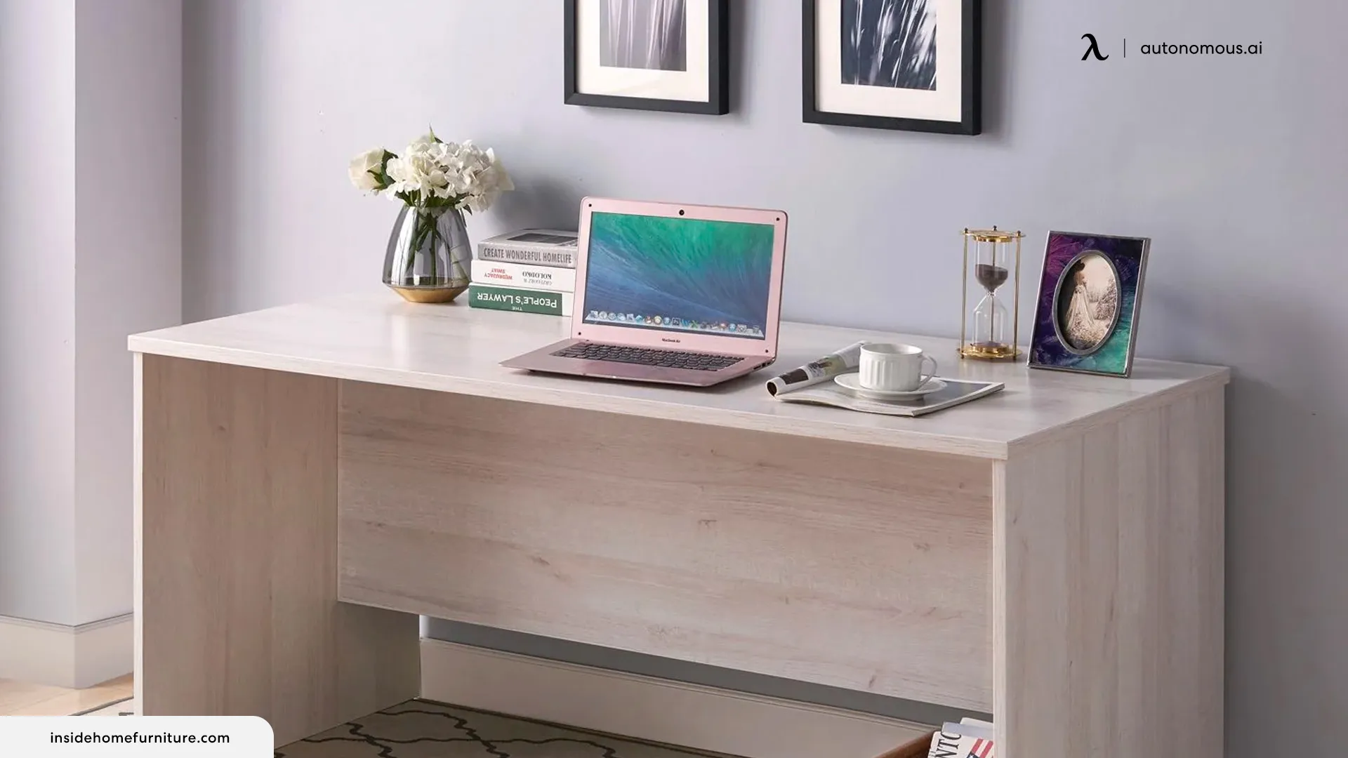 Style and Aesthetic - white oak desk