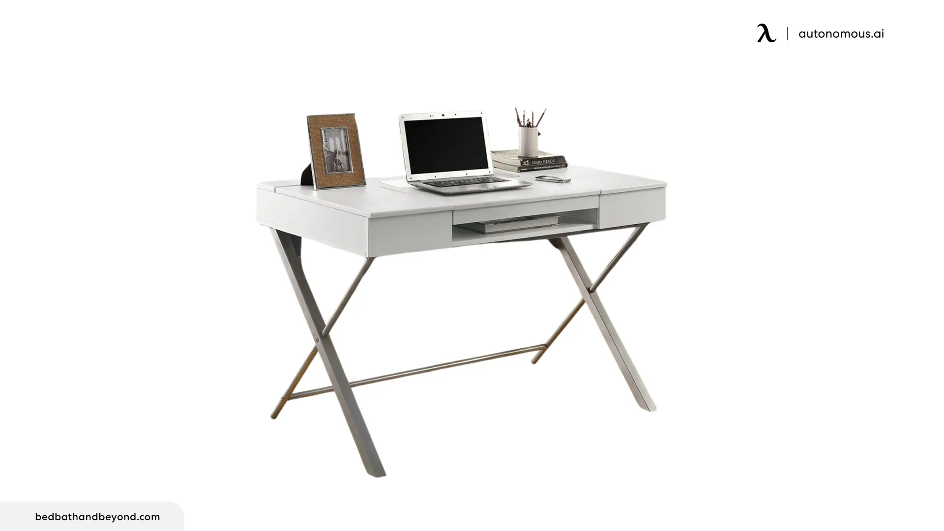 Hollow-core 'Connect-It' White 48-inch Tablet Desk