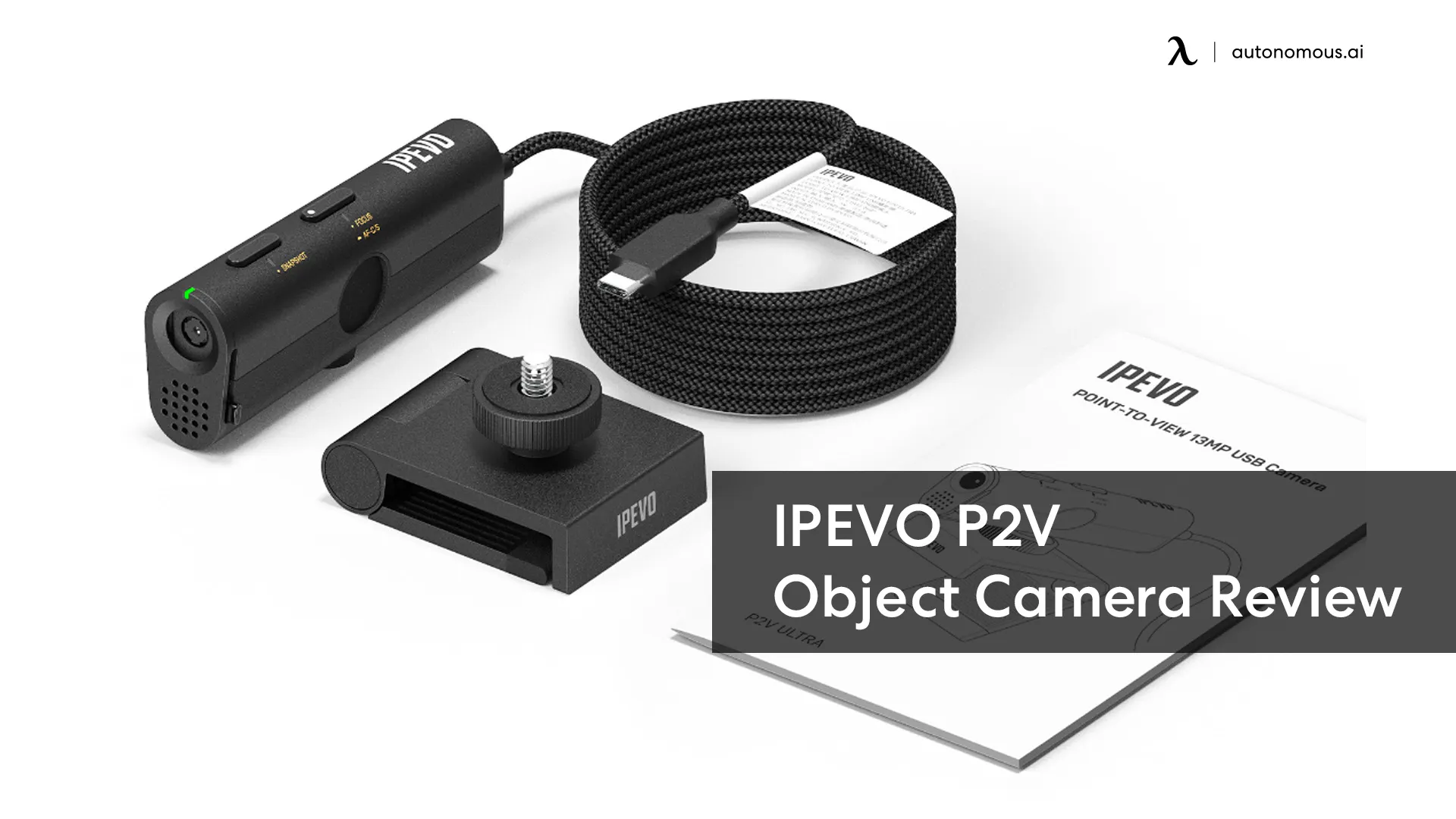 IPEVO P2V Object Camera | The Best Handheld Camera For Video