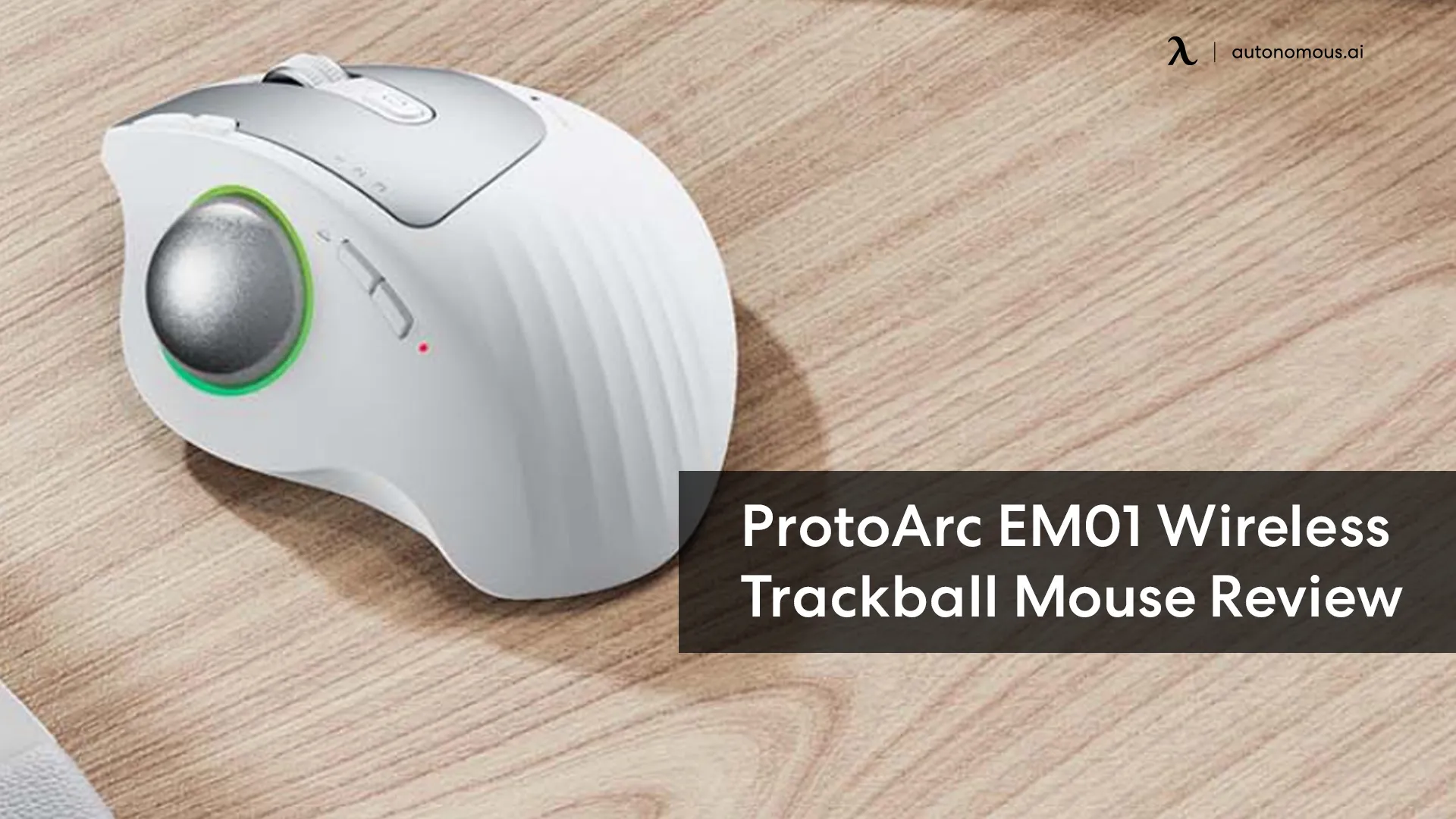 ProtoArc Advanced Wireless RGB Trackball Mouse Review