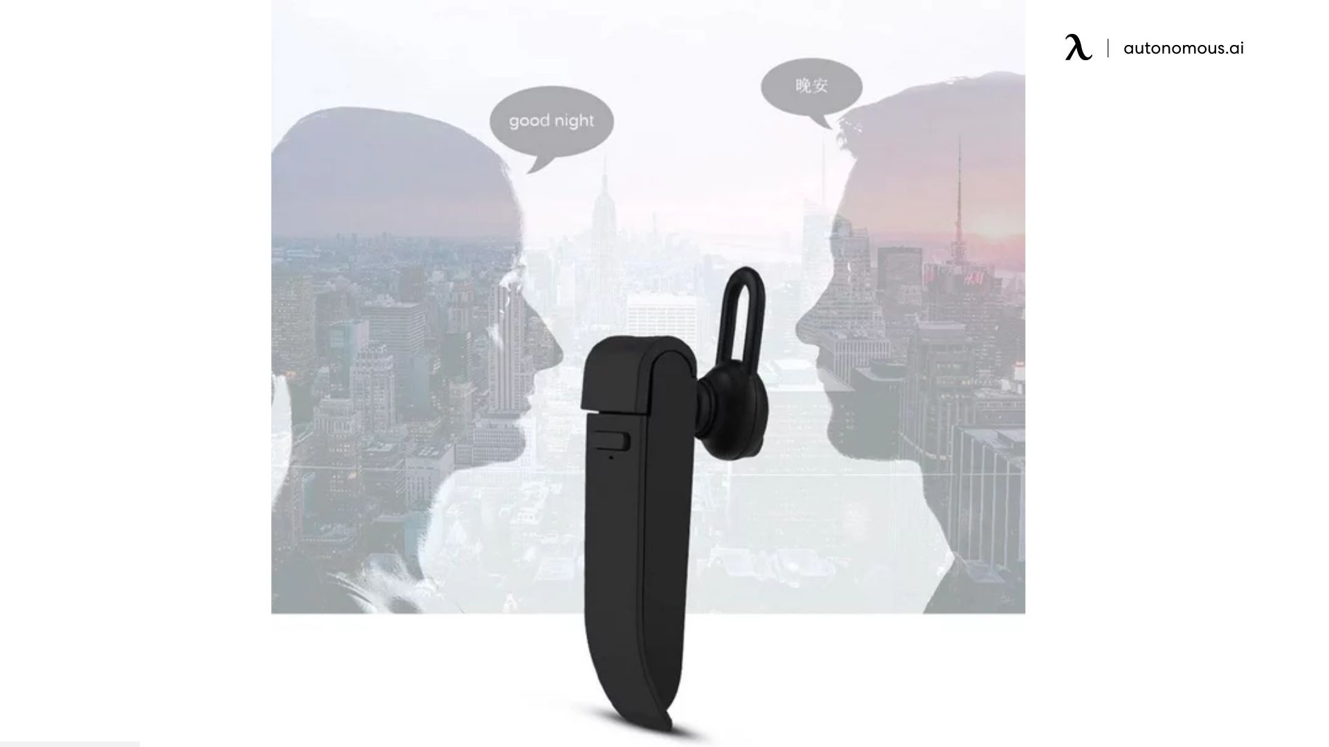 WALFRONT Intelligent Multi-Language Translation Bluetooth Wireless Earphone