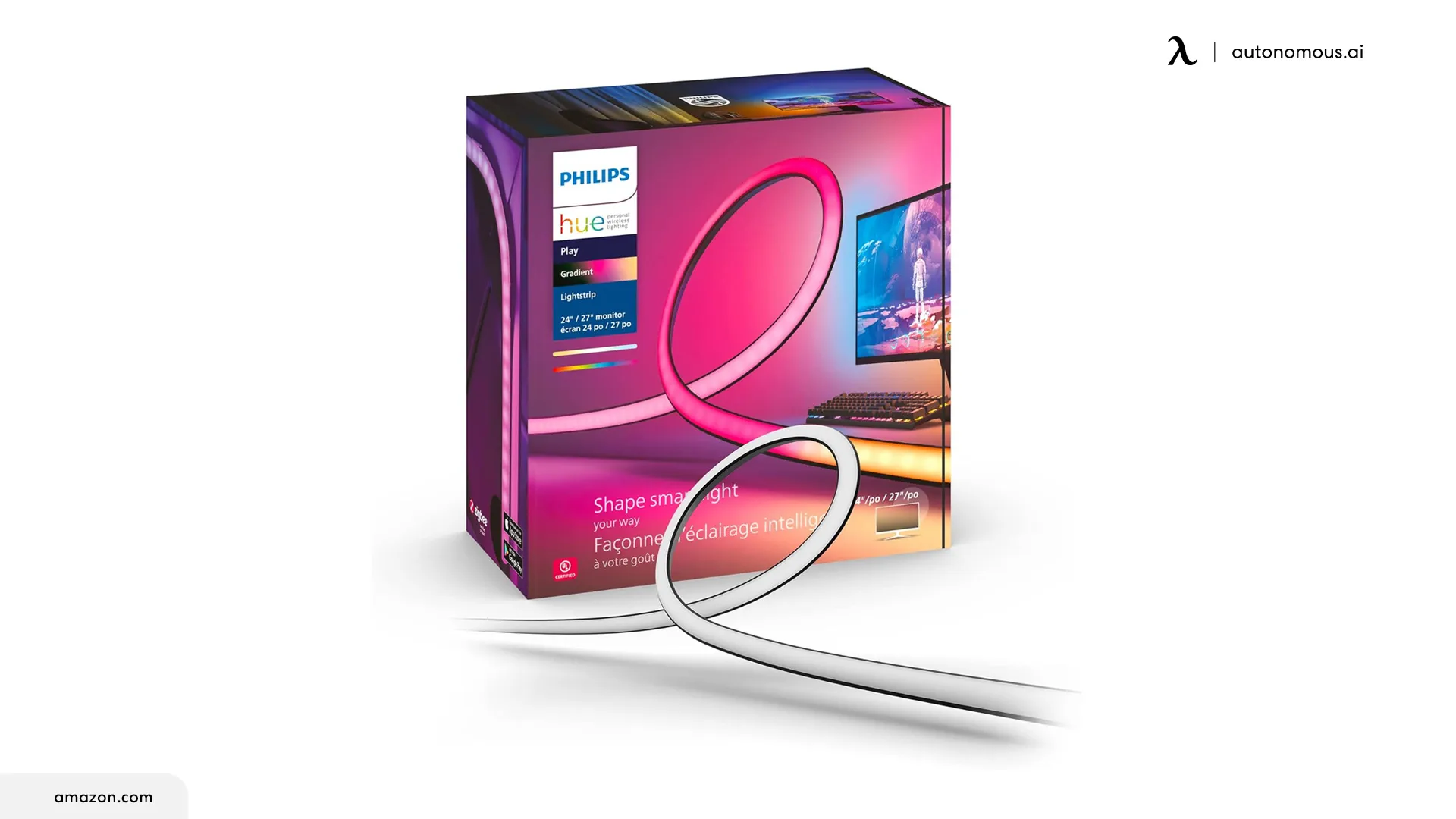 Philips Hue White and Color Ambiance Gradient PC LED Lightstrip