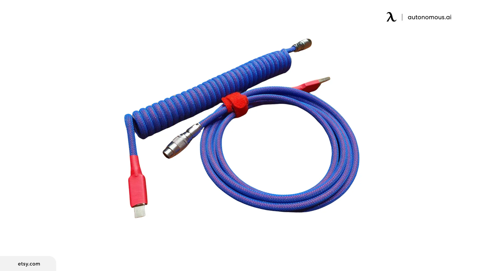 LAZER coiled artisan USB C cable
