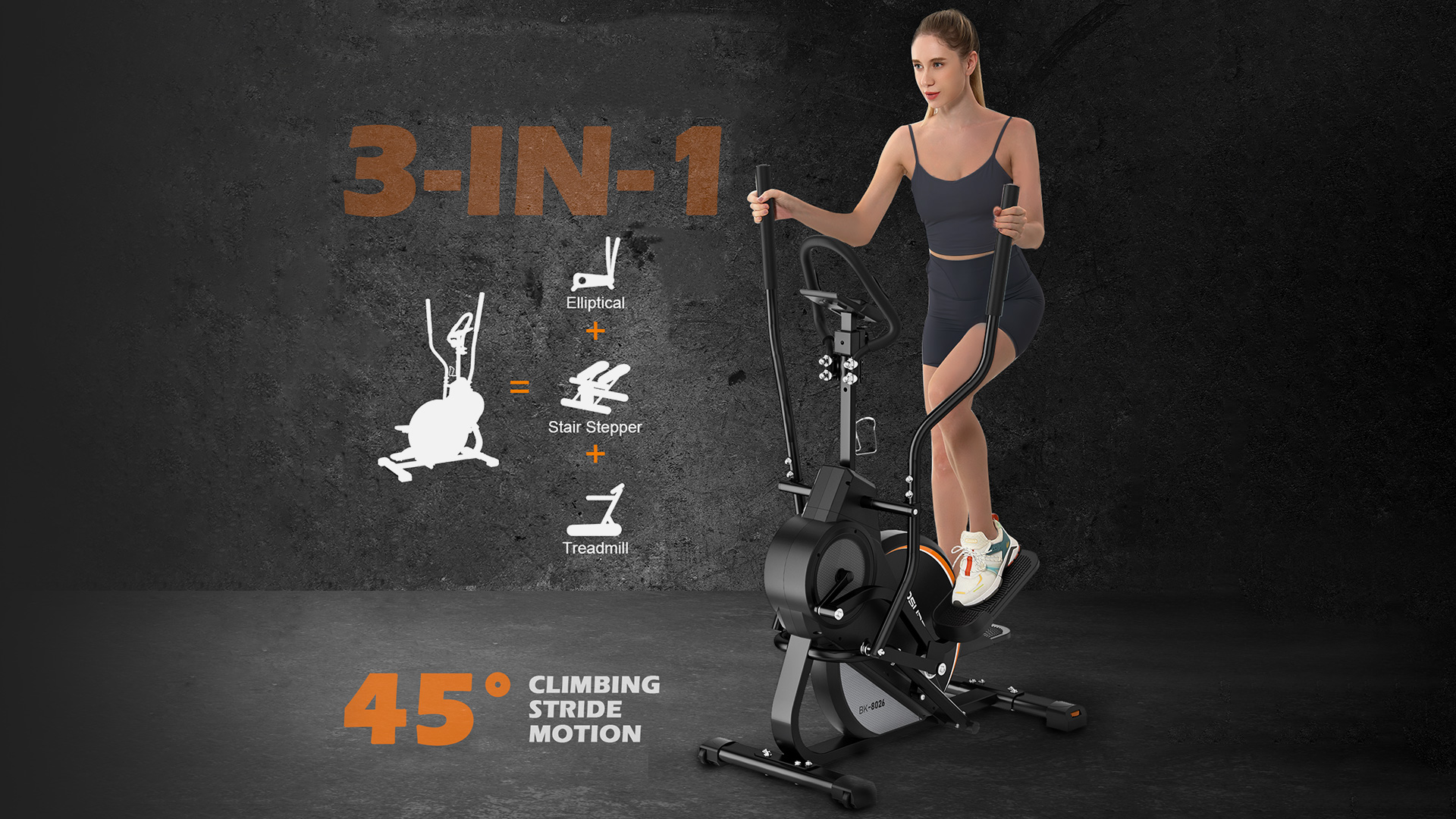 Yosuda Stair Climber Elliptical Combo YOSUDA E9 Cardio Climber