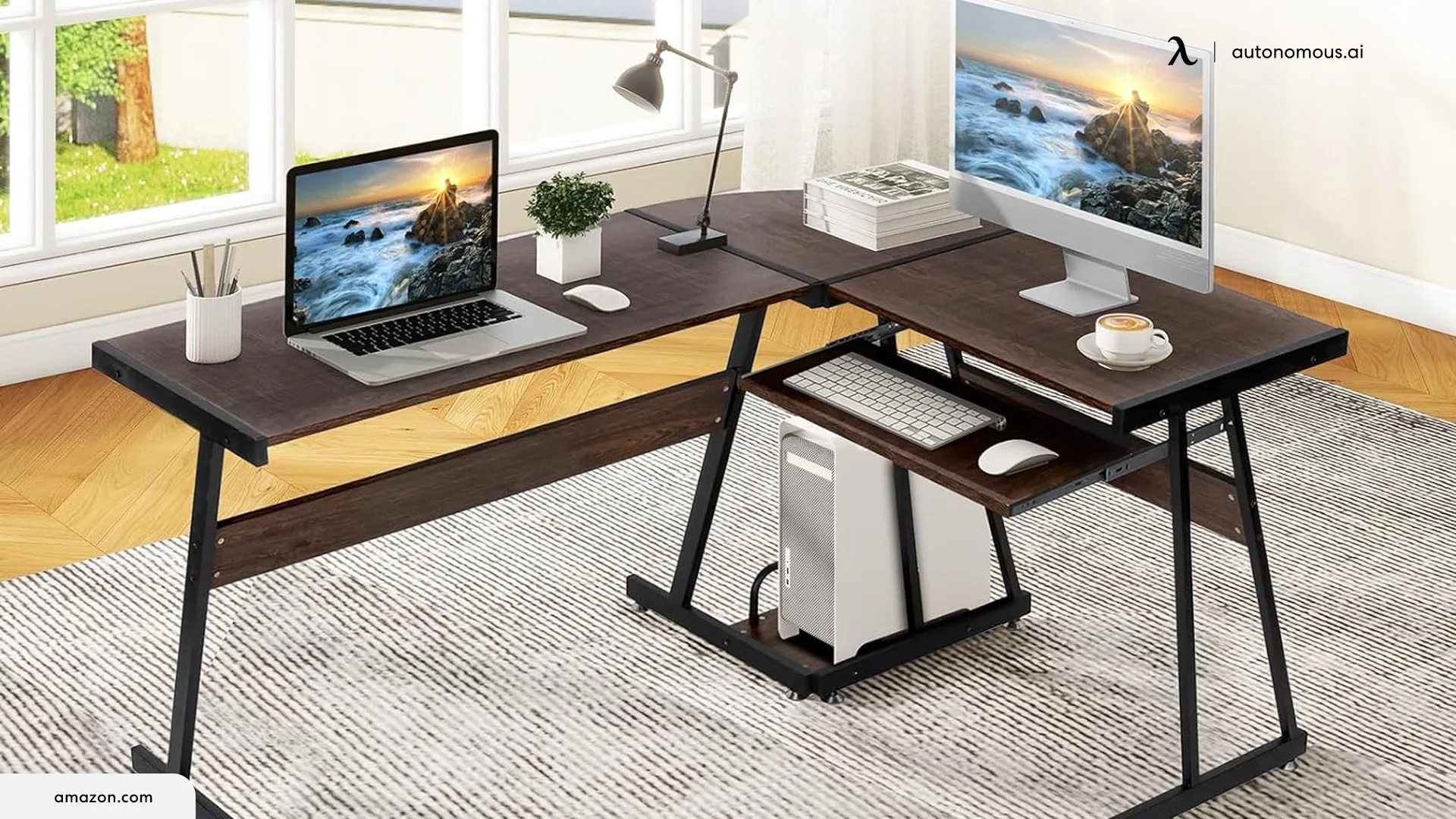Go for an L-shaped Desk