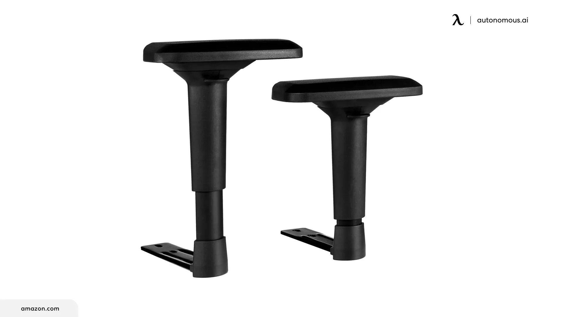 Pair Grey 4D Height-Adjustable Armrests For Haworth Very Office Chair – PA+PU