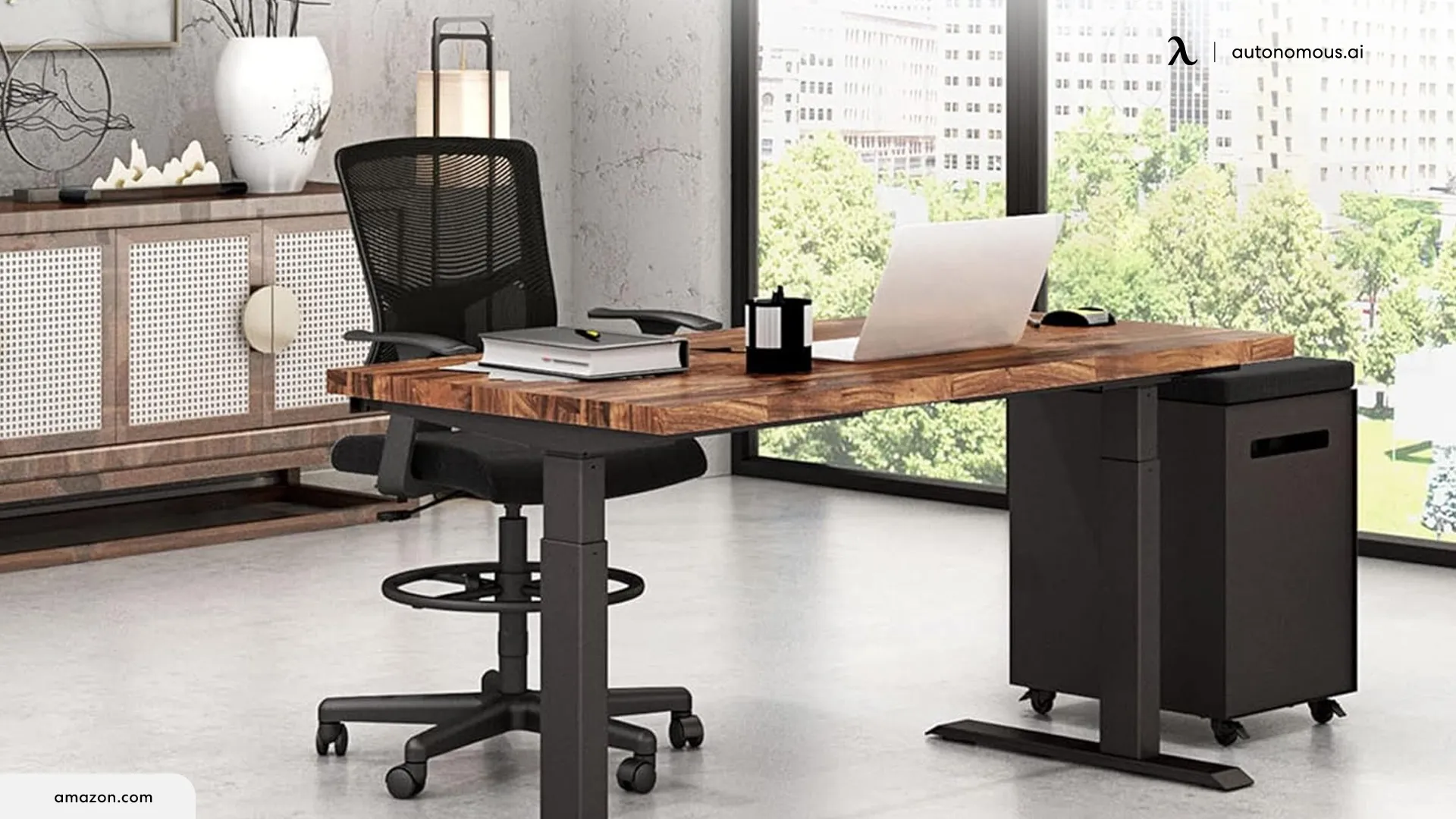 Natural Wood - standing desk tabletop