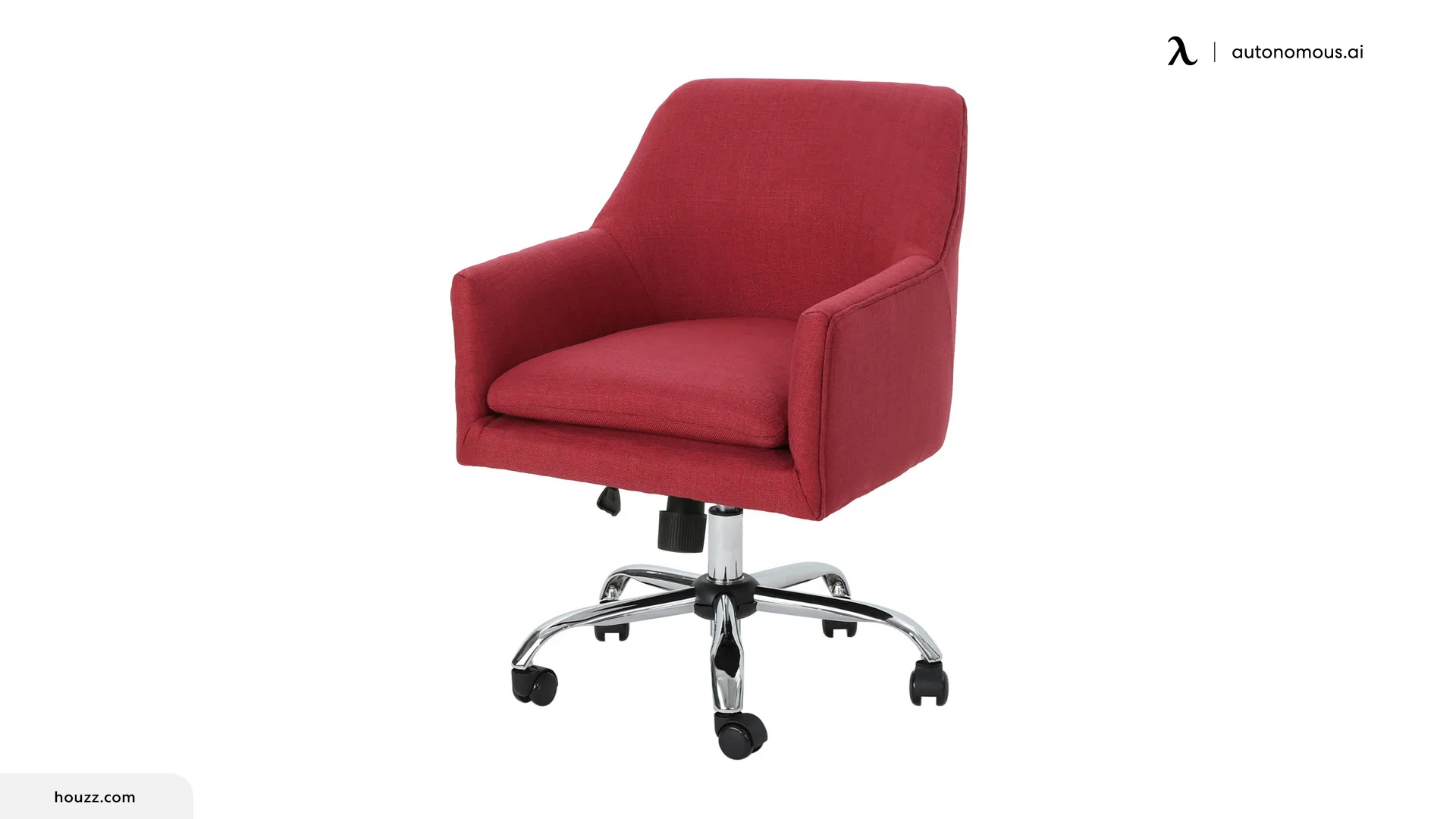 GDF Studio Morgan Mid Century Modern Fabric Home Office Chair