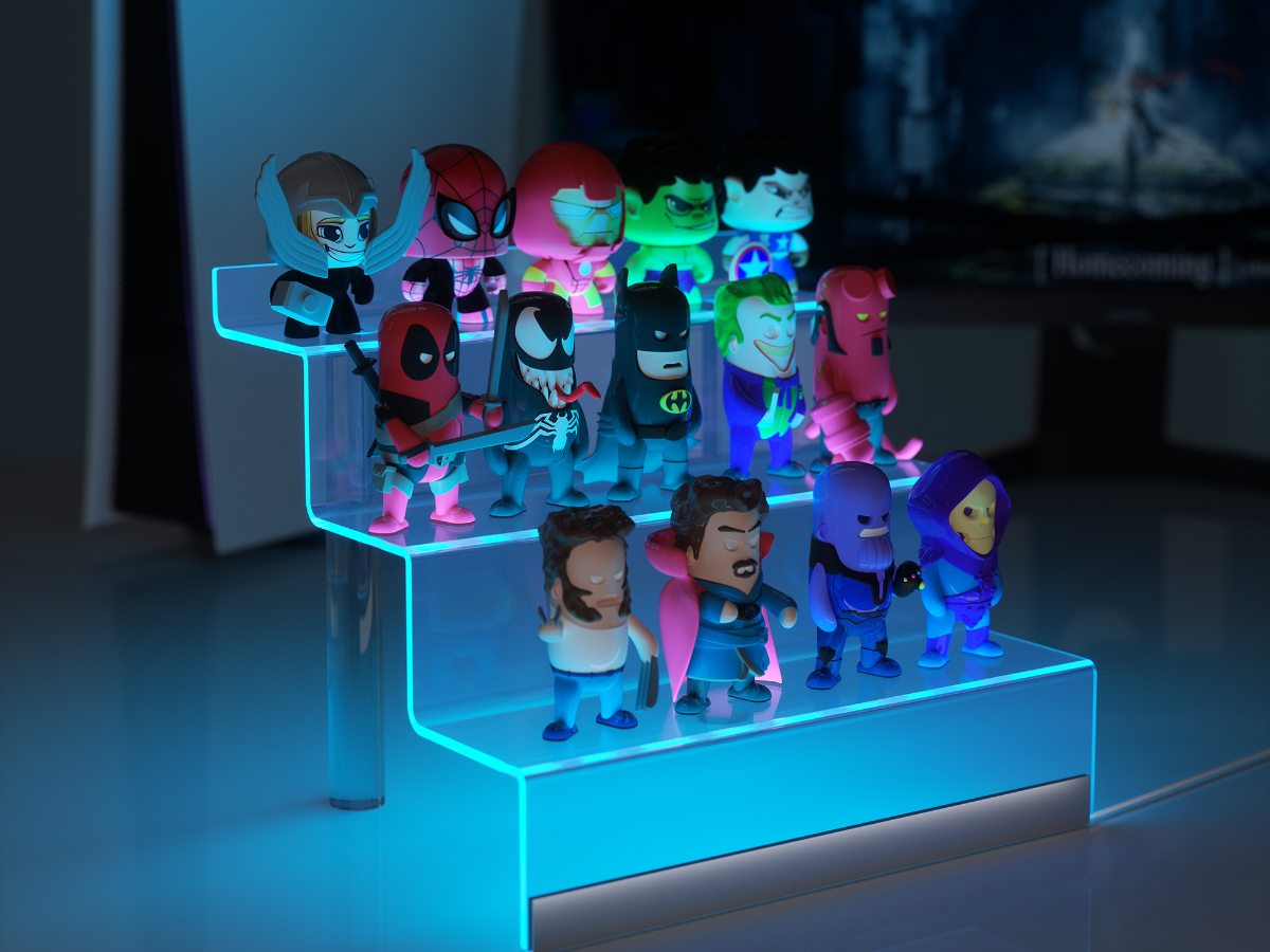 AOTHIA  Acrylic Display Organizer with Led Light