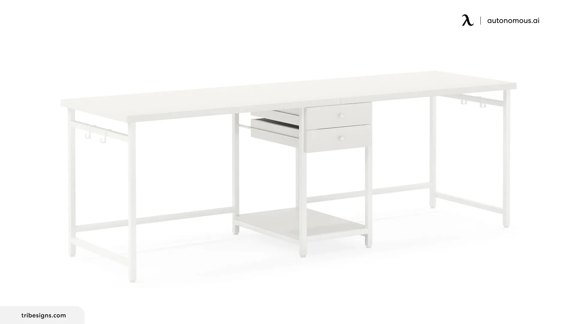Tribesigns Two-Person Desk
