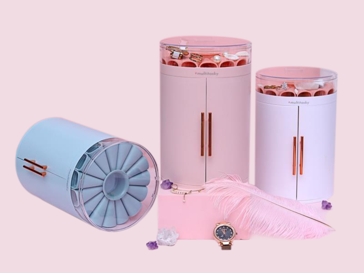 Multitasky Multi-Layered Jewelry Organizer Tower