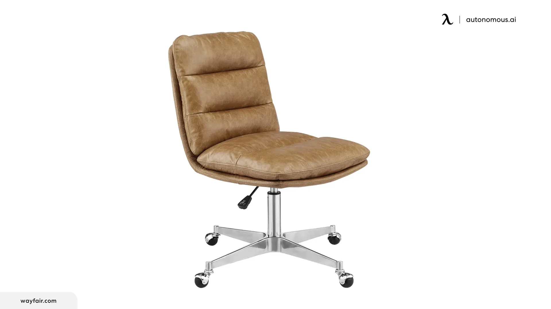 Paynesville Tufted Genuine Leather Office Task Chair