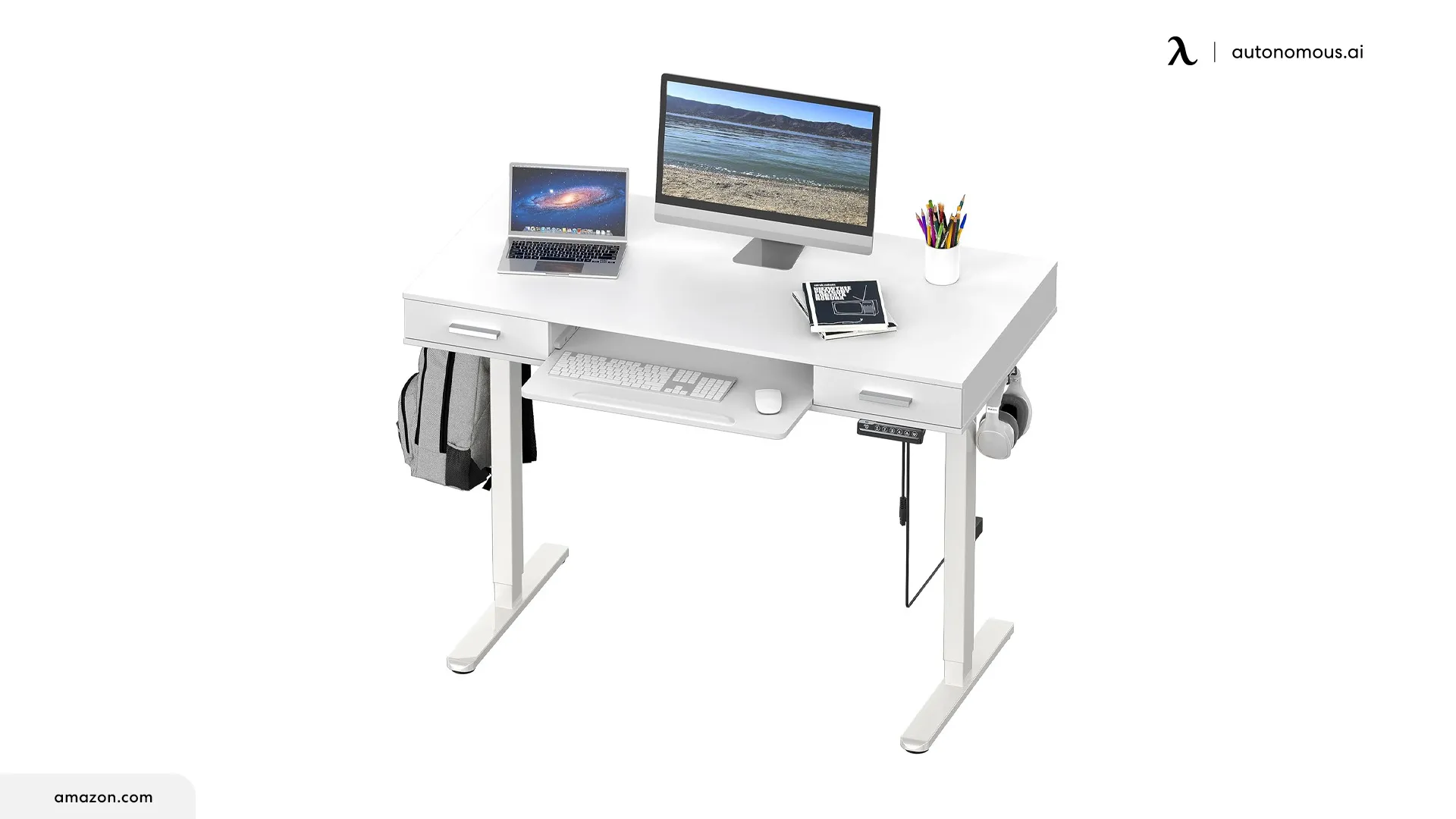SHW 48-Inch Electric Height Adjustable Desk