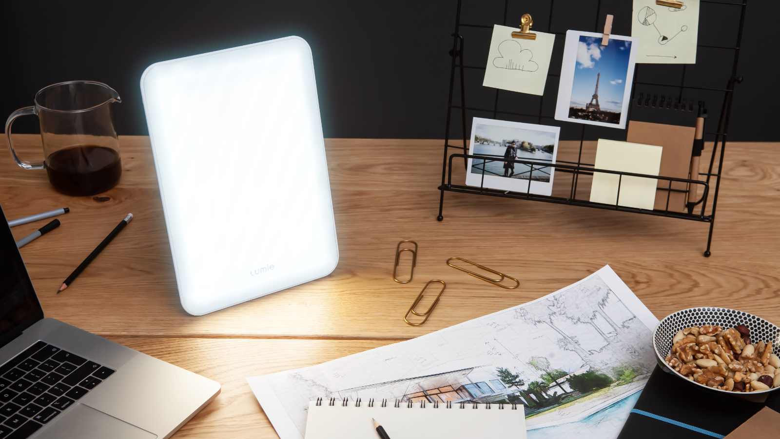 Lumie Vitamin L Slim Light Therapy Lamp: Simulates Daylight, Improves Mood & Energy