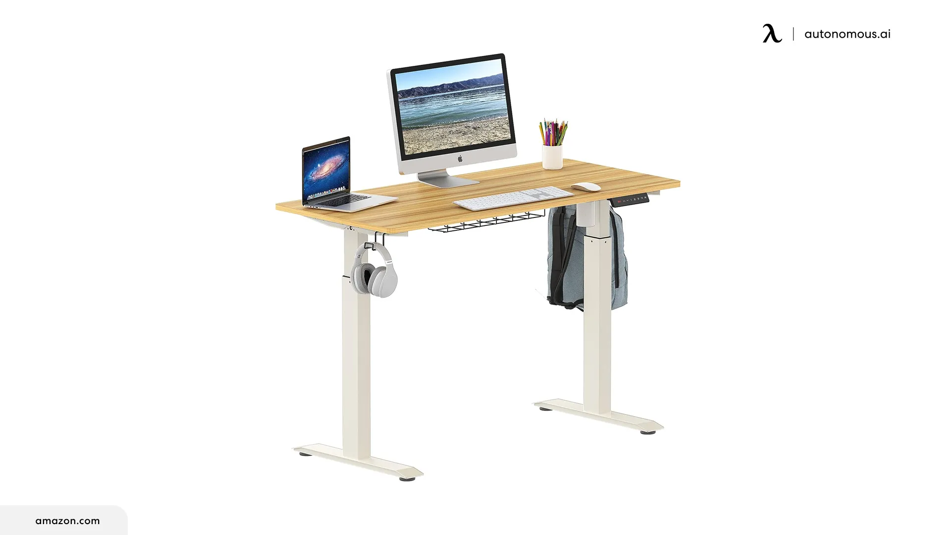 SHW Ergonomic Adjustable Desk