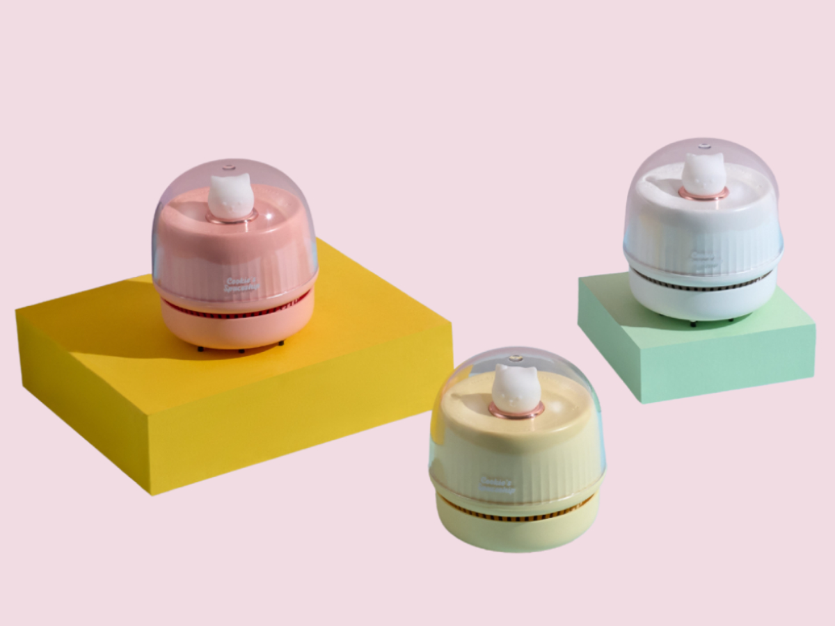 Multitasky Kitty Desktop Vacuum Cleaner