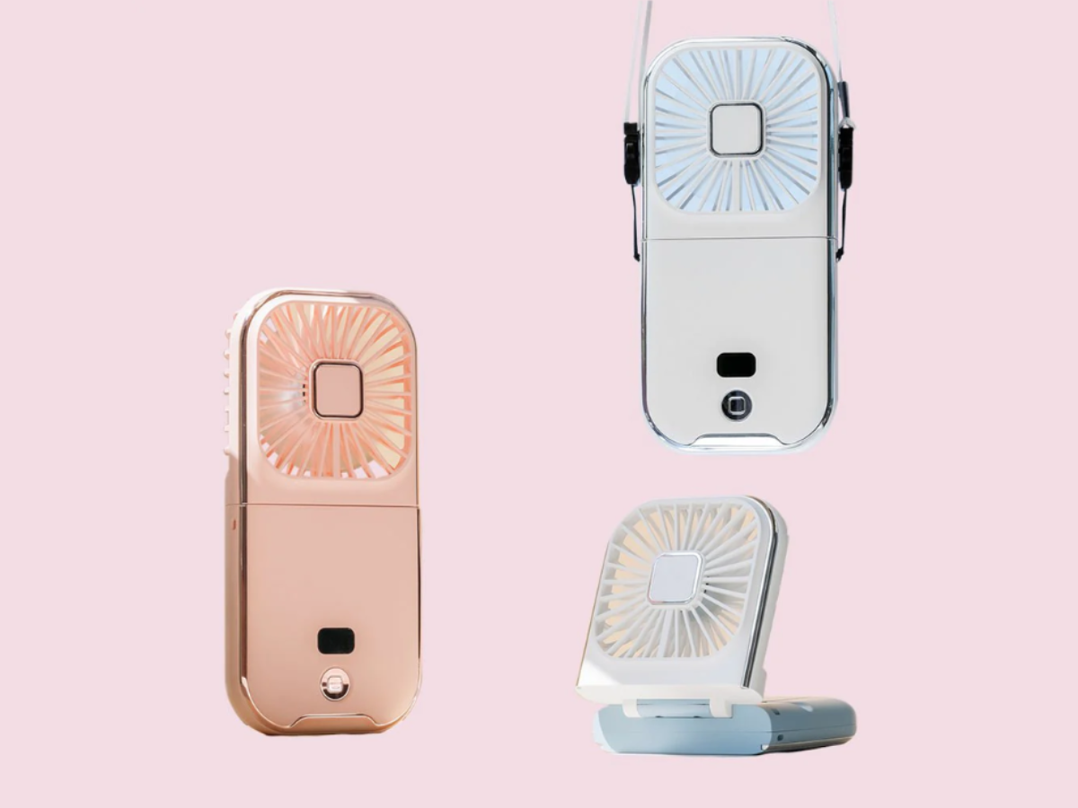 Multitasky PhonePal 3 in 1 PRO: Cooling Fan + Power Bank + Phone Stand (with Display Panel)